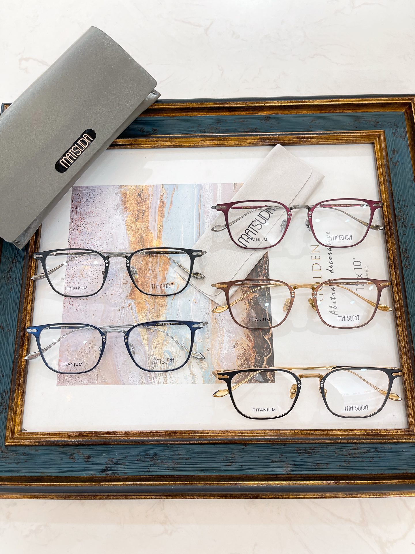 MATSUDA-Glasses-MOMODEL: M3135 🔱🔱🔱SIZE: 50 19-146 ～ - 图片 9