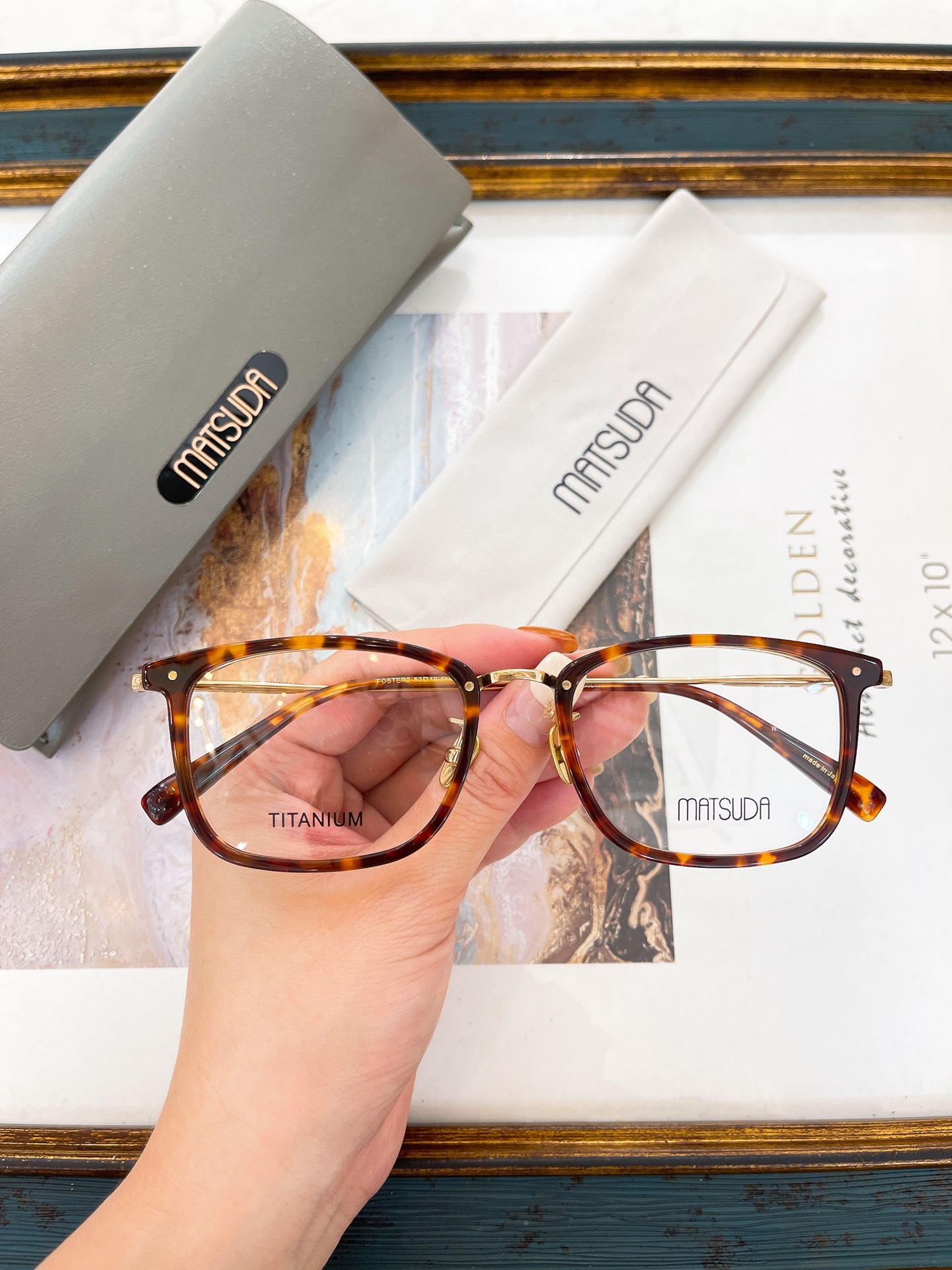 MATSUDA-Glasses-MODEL: FOSTER2 SIZE: 52 19-148
