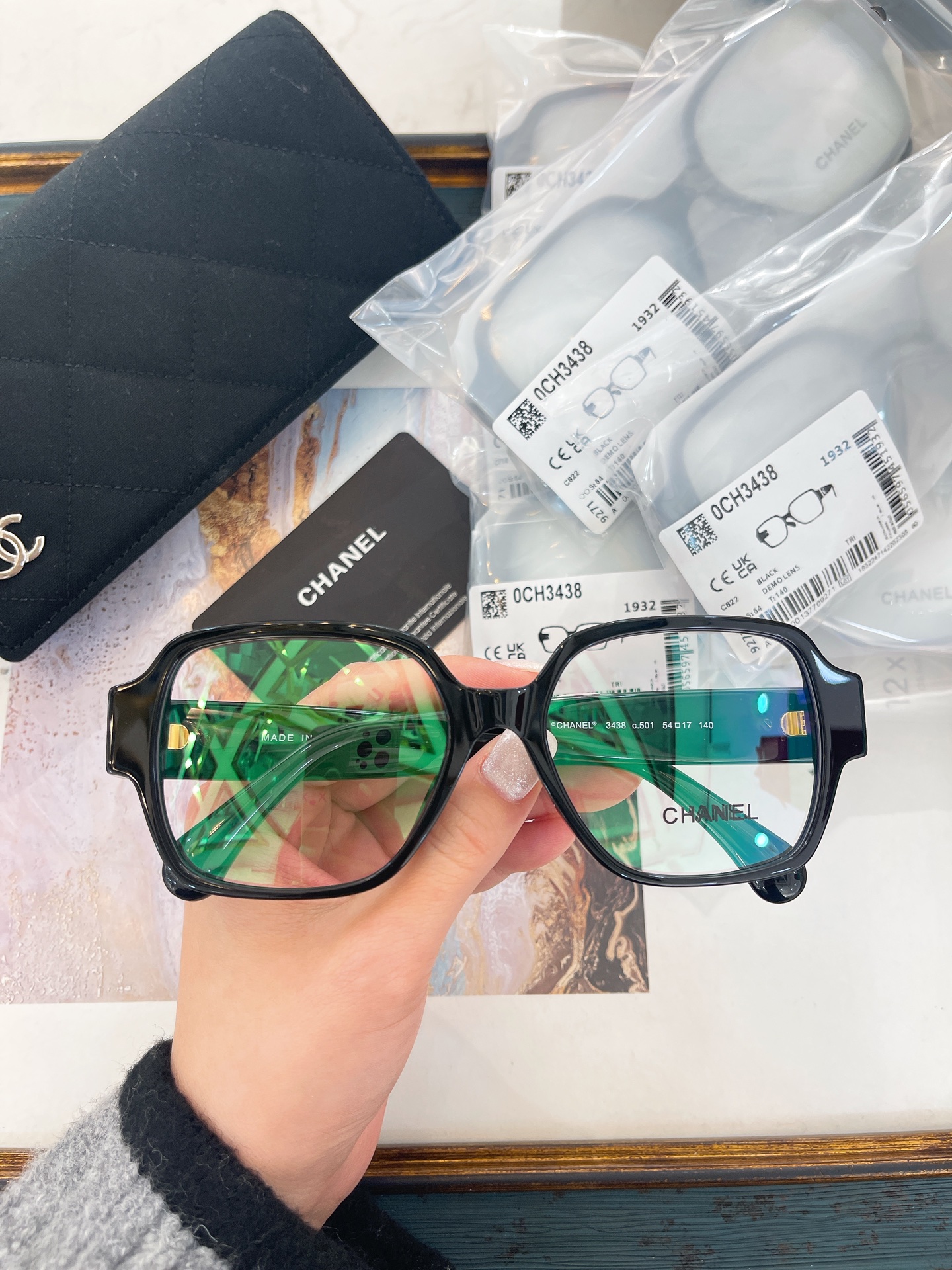 CHANE*🌸🌸🌸MODEL：3438🌸🌸🌸SIZE：54口17-140🌸🌸🌸高版本～～