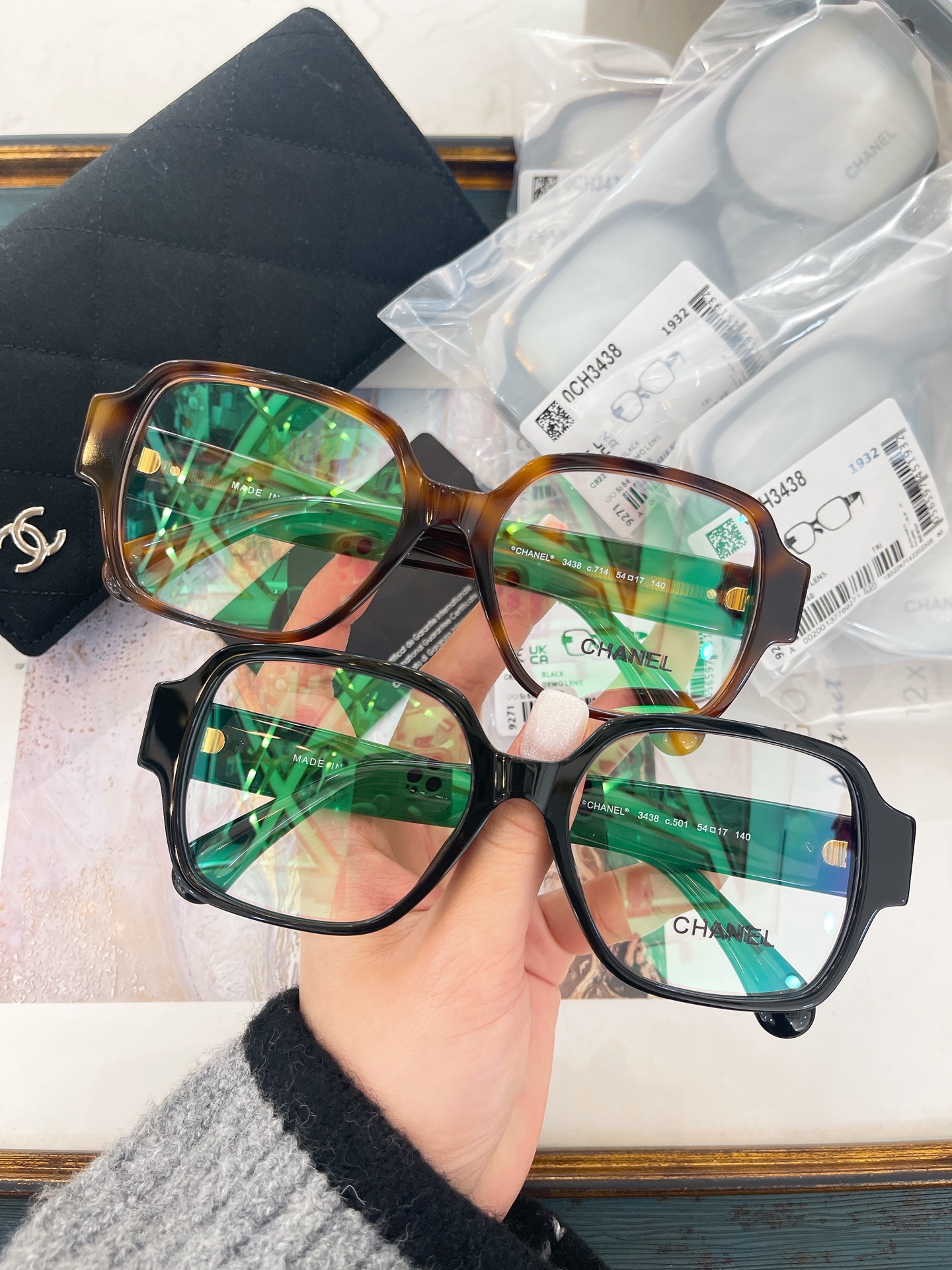 CHANE*🌸🌸🌸MODEL：3438🌸🌸🌸SIZE：54口17-140🌸🌸🌸高版本～～