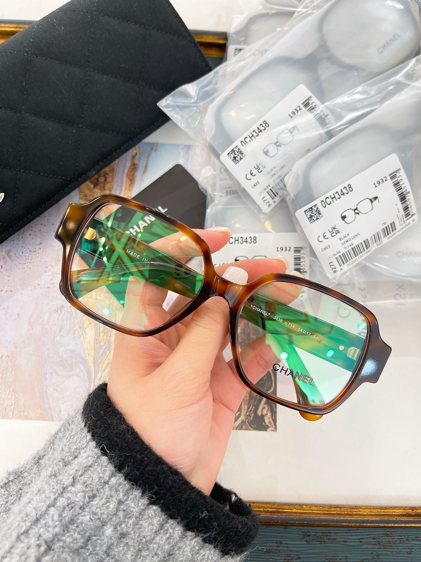 CHANE*🌸🌸🌸MODEL：3438🌸🌸🌸SIZE：54口17-140🌸🌸🌸高版本～～