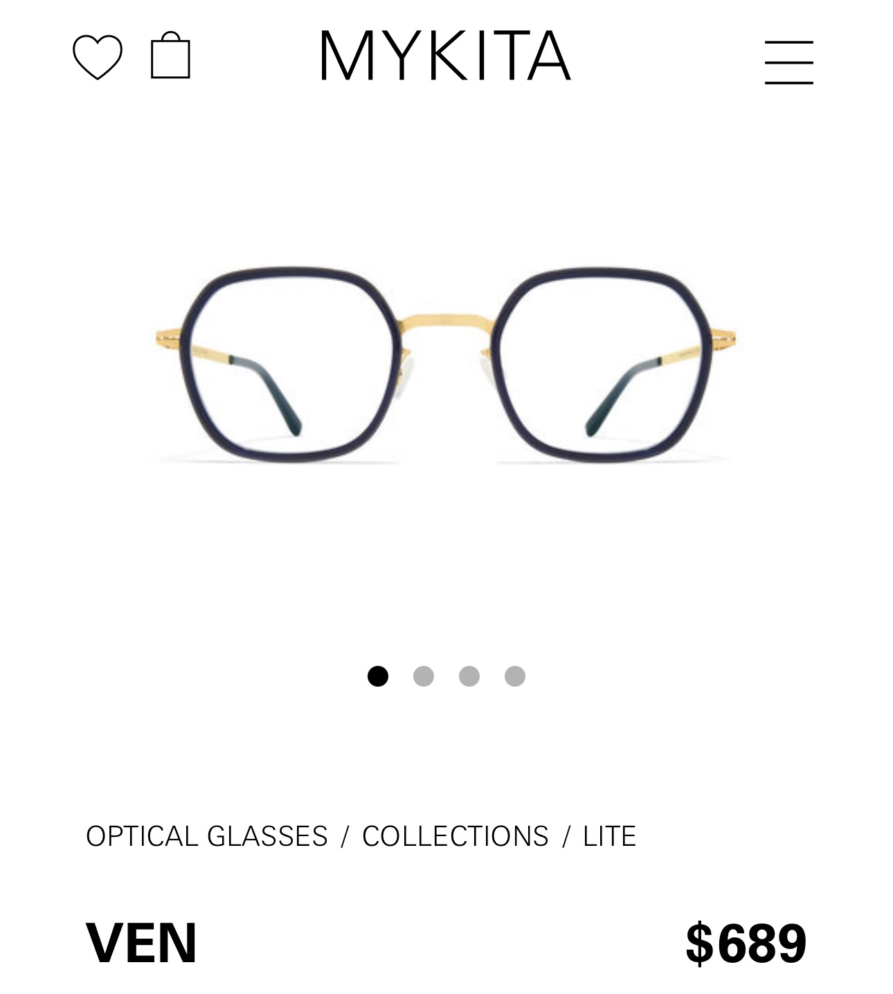 MYKITA️️️MODELVEN️️️SIZE:50口26-140️️️光学鏡太阳镜