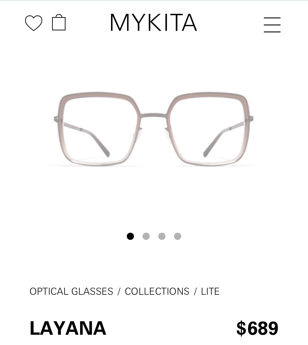 MYKITA️️️MODELLAYANA️️️SIZE:51口22-140️️️光学鏡太阳镜