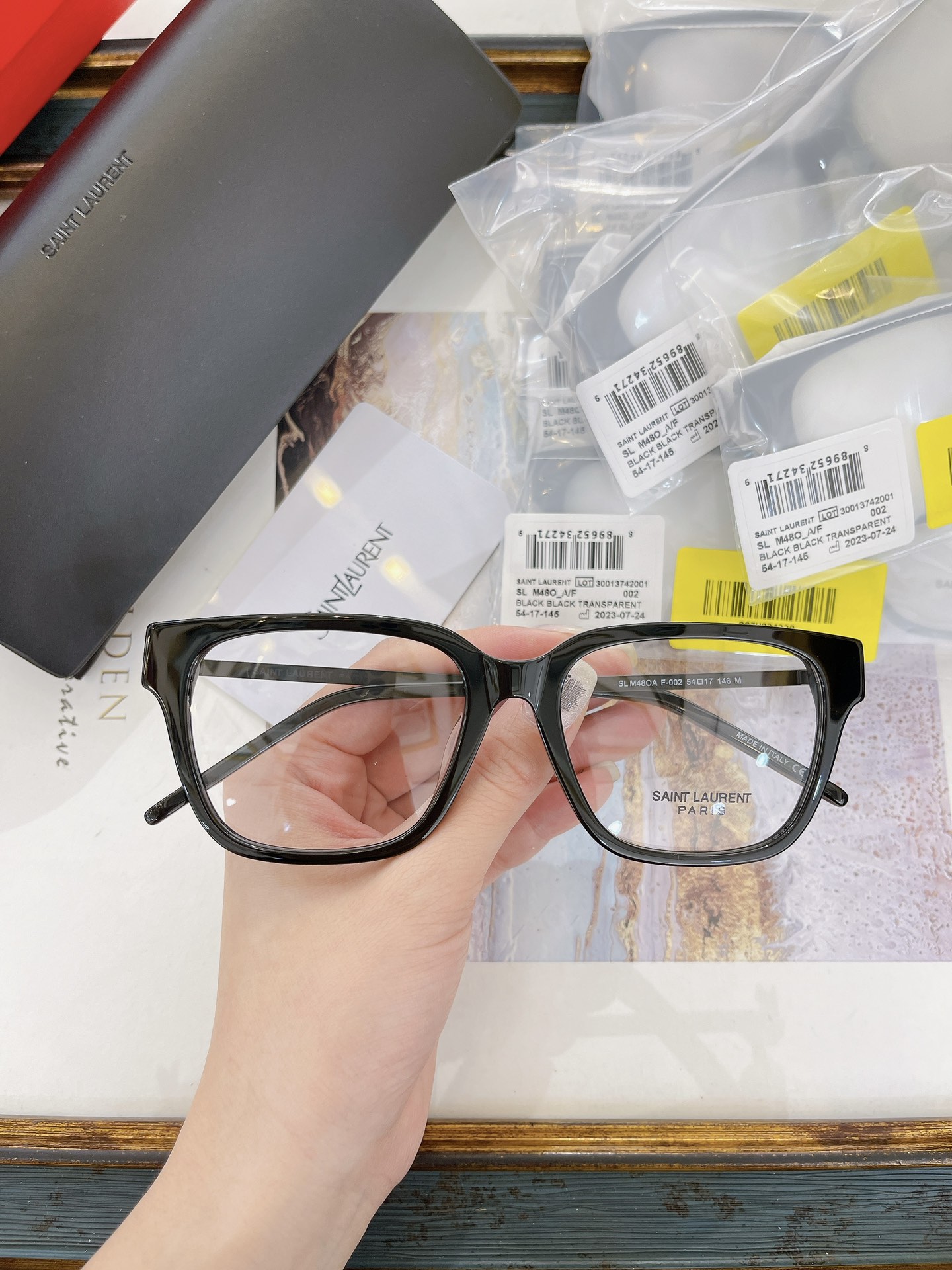  SAINT LAUREN*💫💫💫MODEL：SL M480OA💫💫💫SIZE：54口17-146💫💫💫