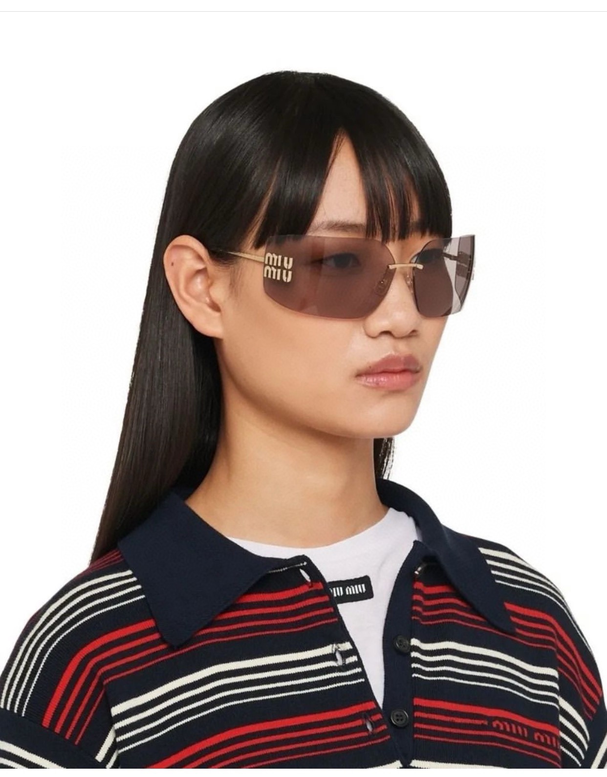 Miu Miu 缪缪无框墨镜