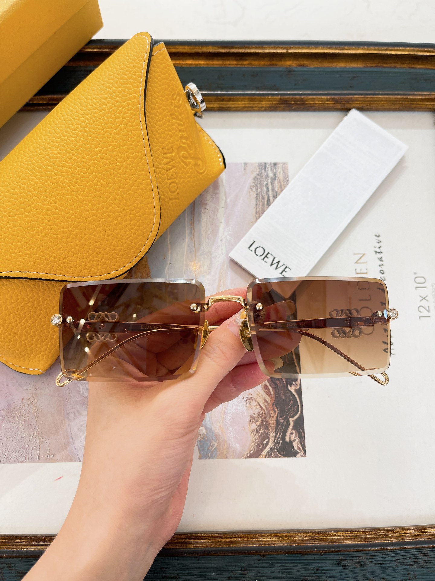[Loewe Eyewear]Top original single quality Loewe sunglasses LOEWE sunglasses