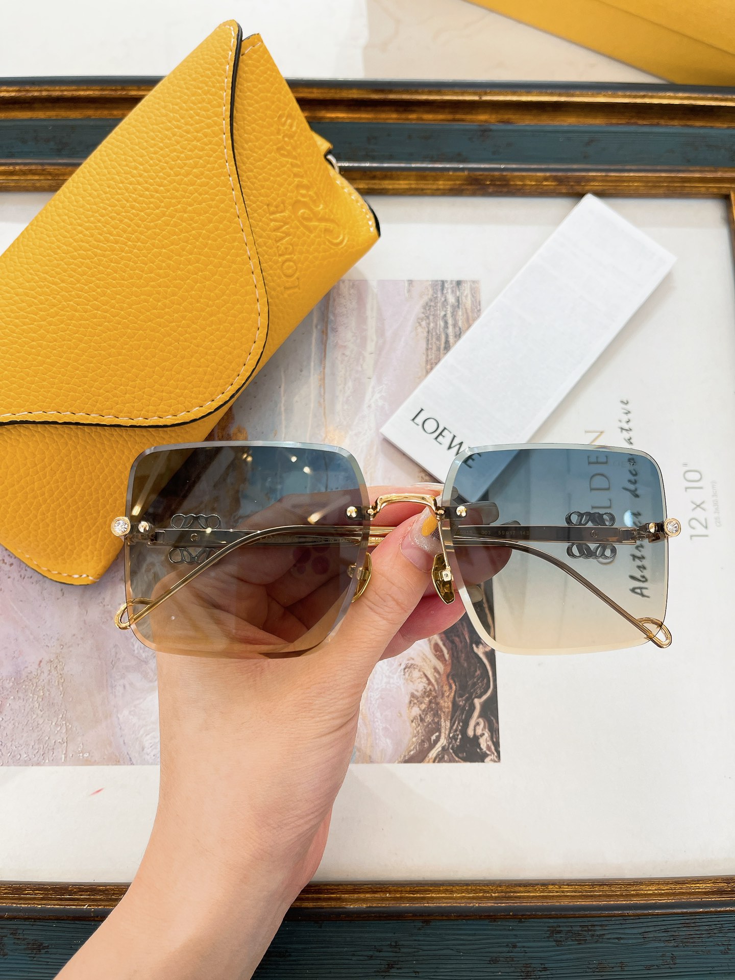 [Loewe Eyewear]Top original single quality Loewe sunglasses LOEWE sunglasses