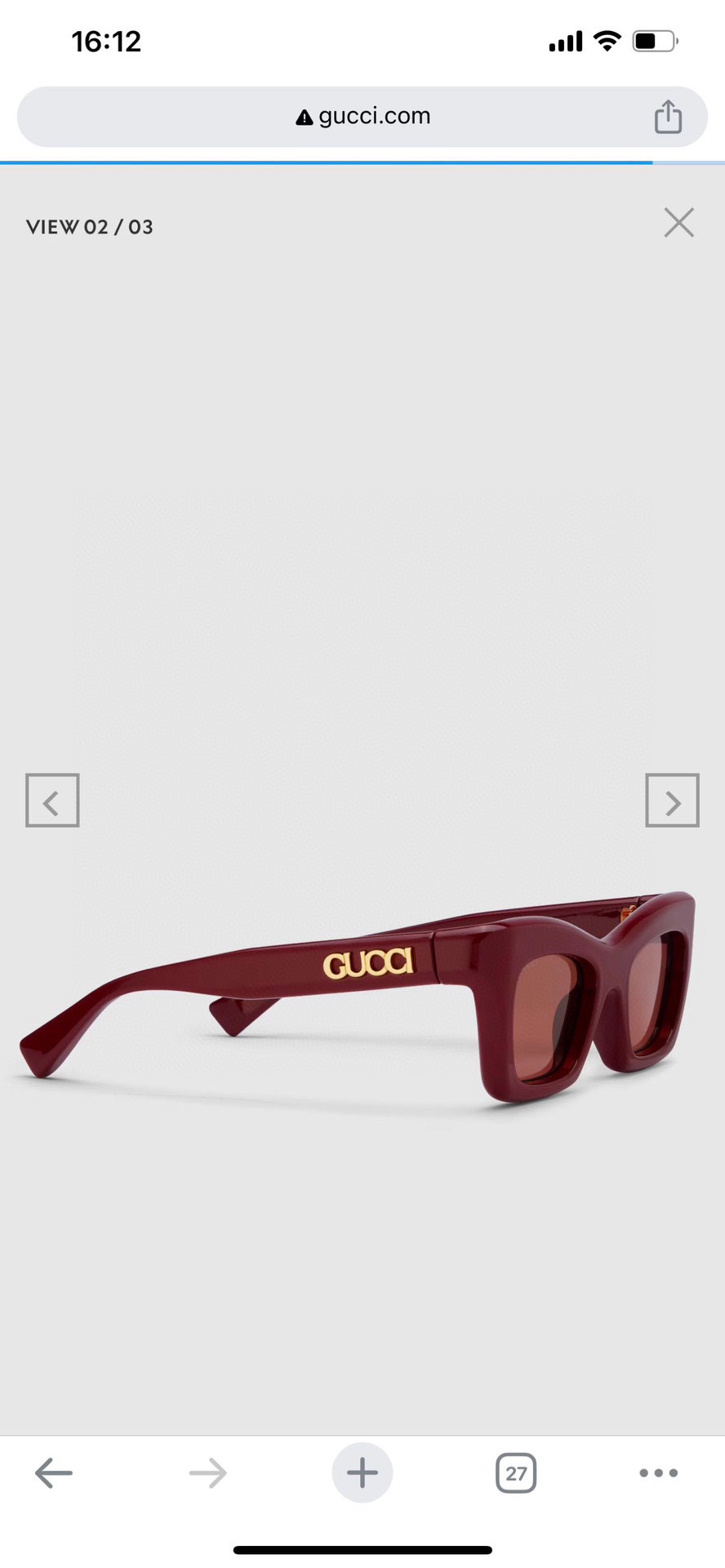 Gucci 古驰墨镜