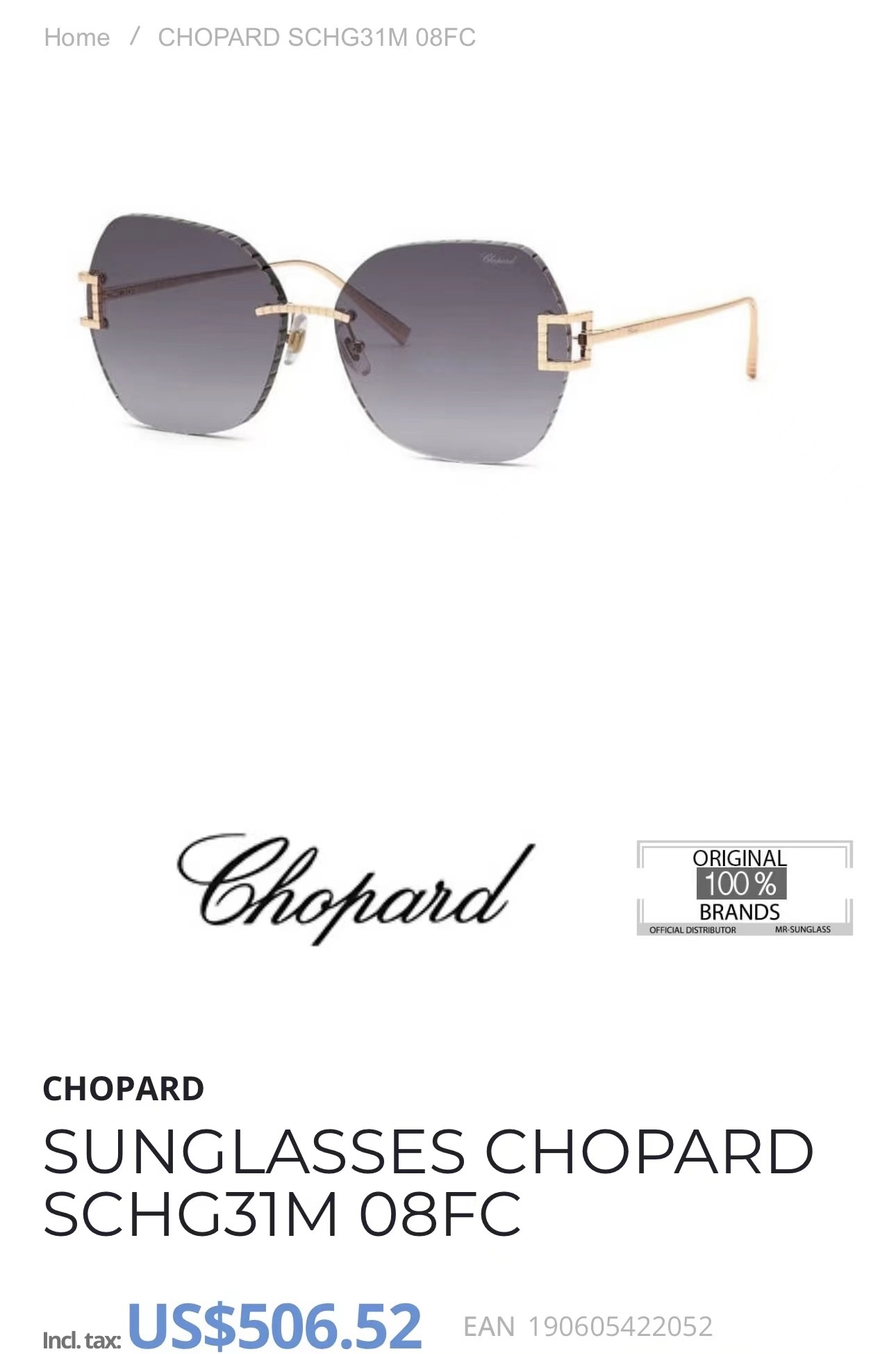 ChoPar*肖邦️️️MODELSCHG31M0300️️️SIZE62口16-135️️