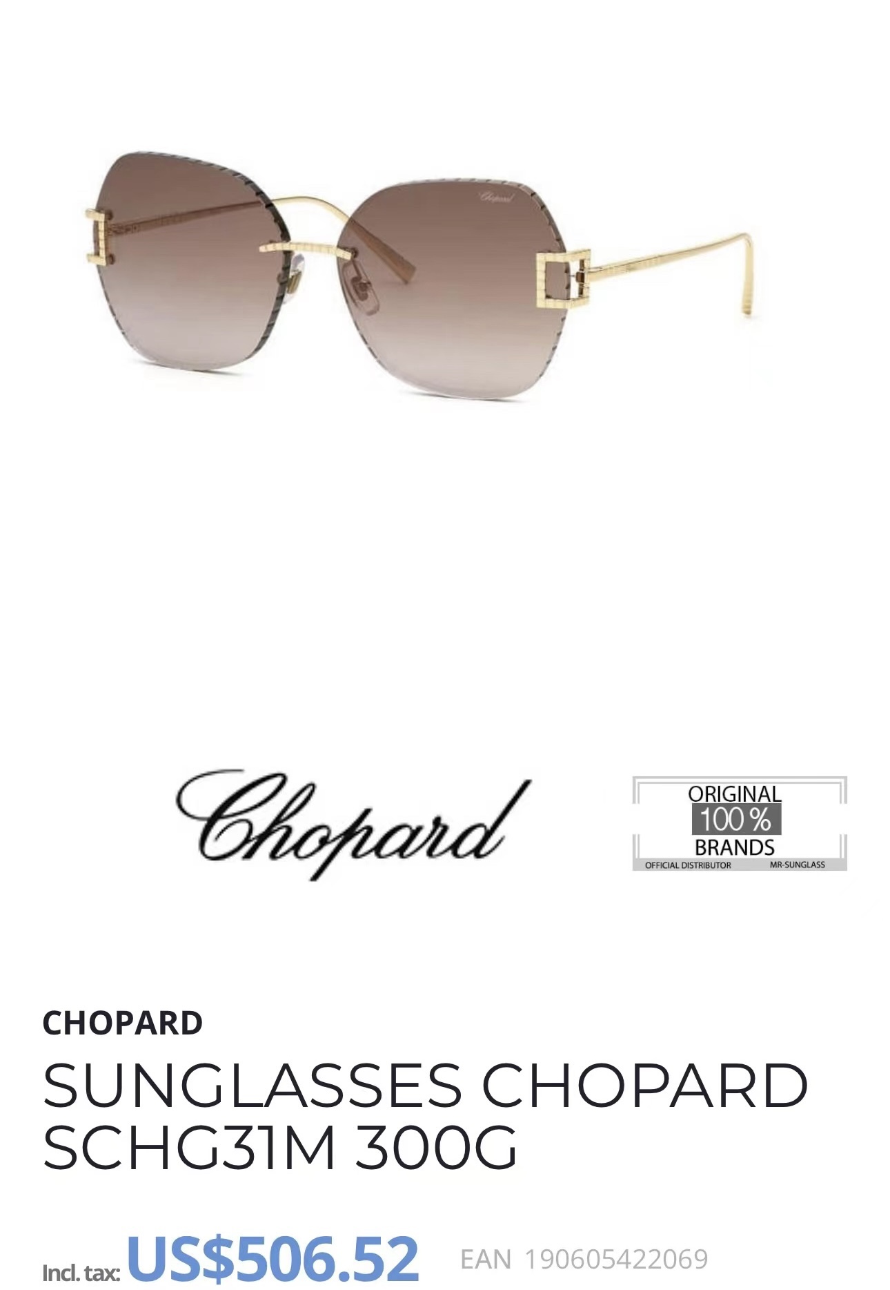 ChoPar*肖邦️️️MODELSCHG31M0300️️️SIZE62口16-135️️