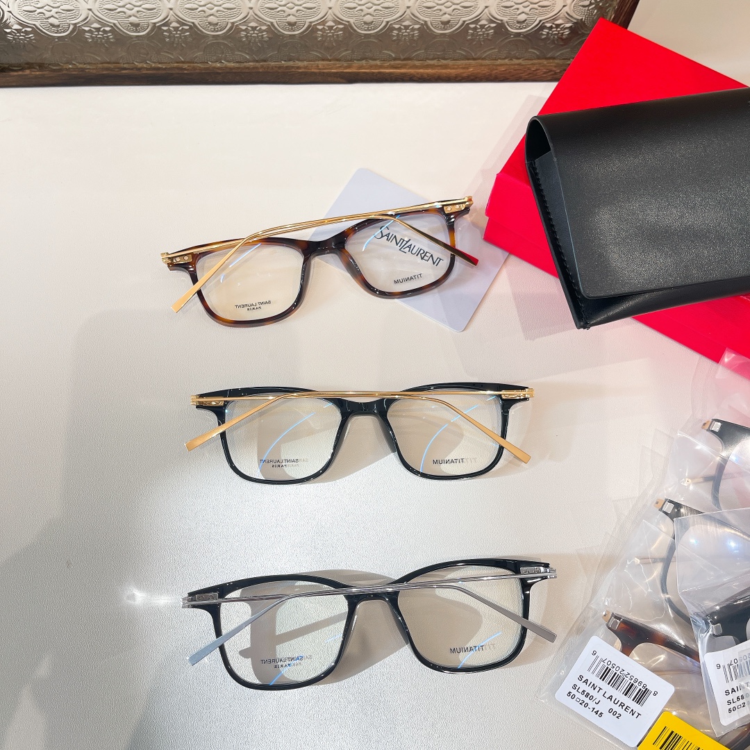  SAINT LAUREN*💫💫💫MODEL：SL580/J💫💫💫SIZE：50口20-145💫💫💫钛~