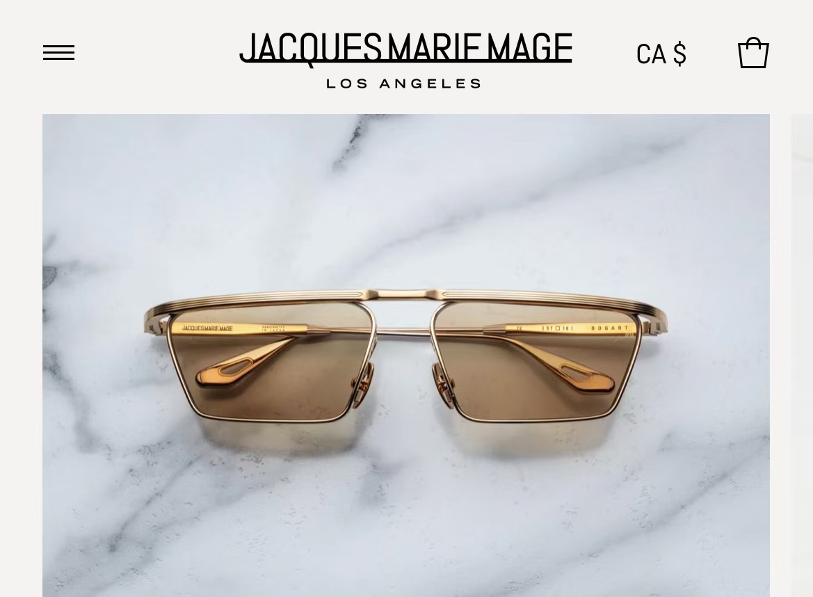 JACQUESMARIEMAGMODELBOGARTSIZE57口16配送盒子