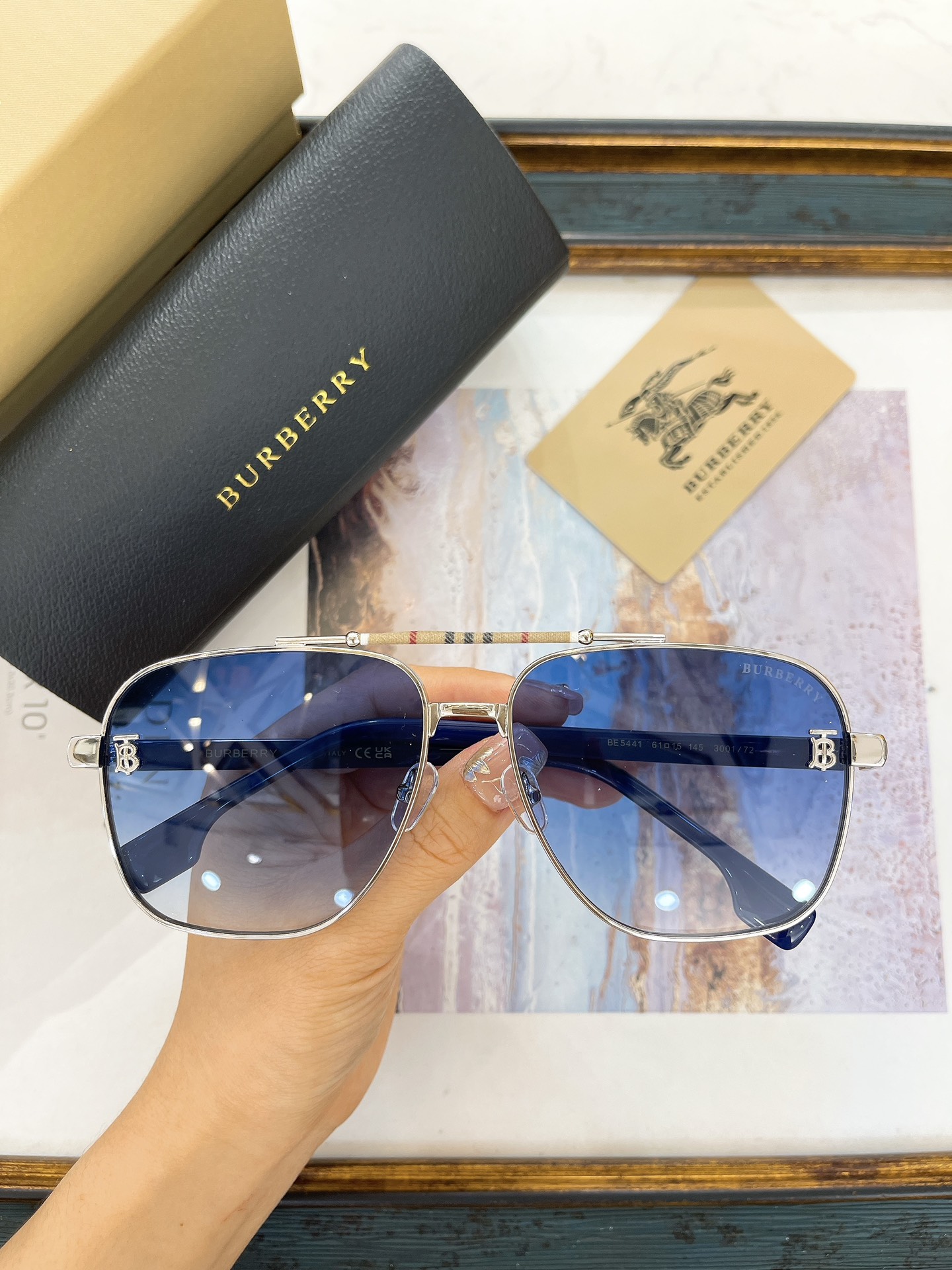 BURBERR*️️️MODELBE5441️️️SIZE61口15-145️️️
