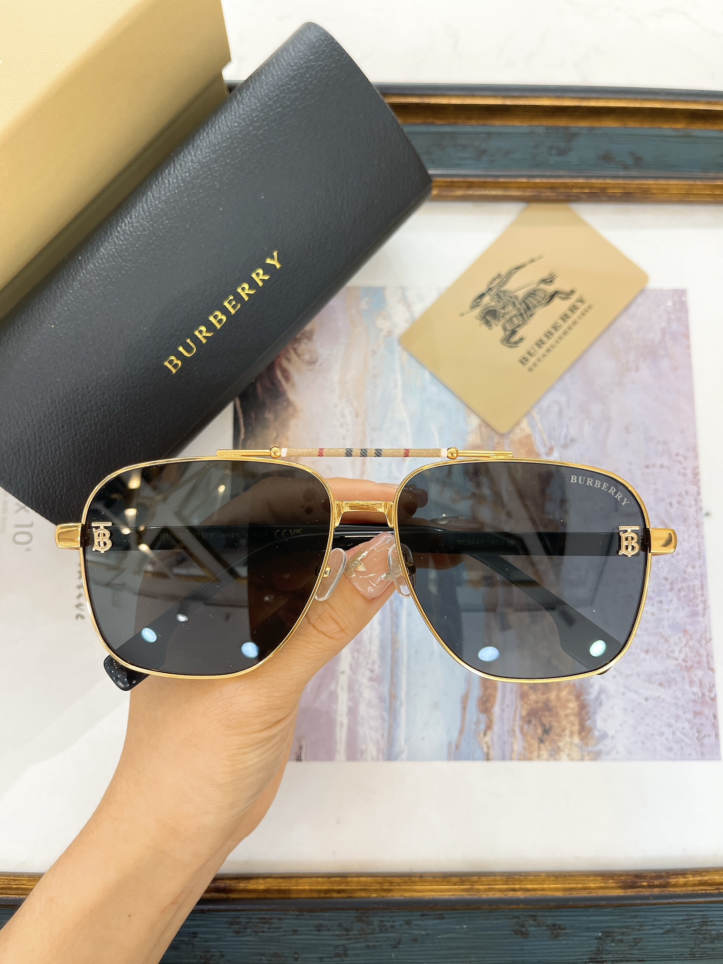 BURBERR*️️️MODELBE5441️️️SIZE61口15-145️️️