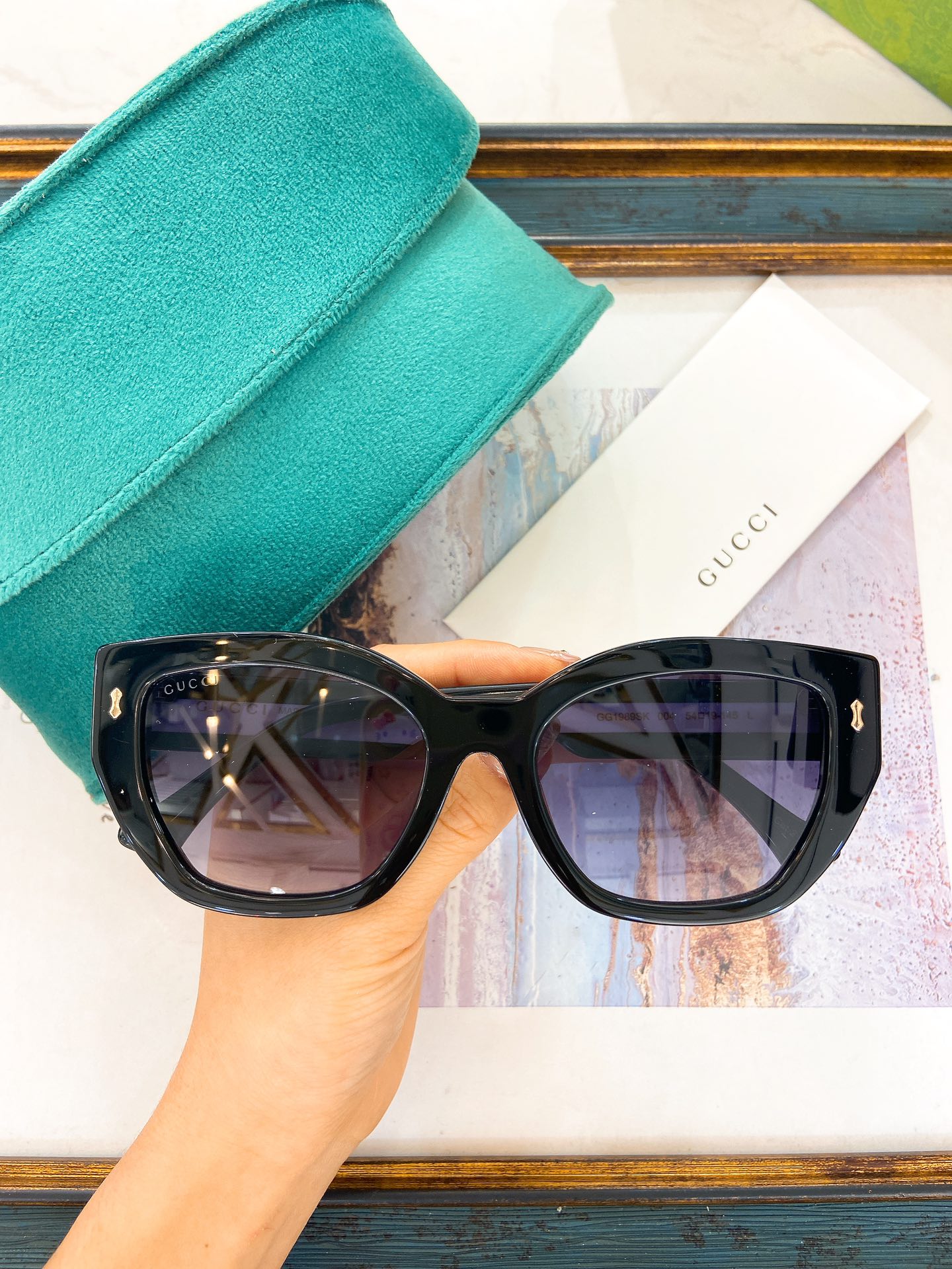 GUCC*MODEL:GG1989SKSIZE:54口19-145