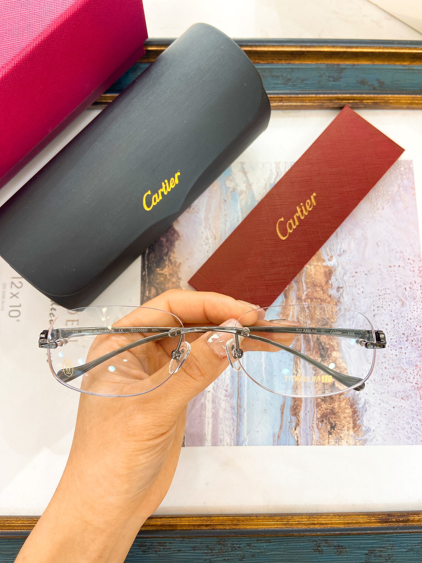 Cartie*MODELCT0058OSIZE:56口18-135钛