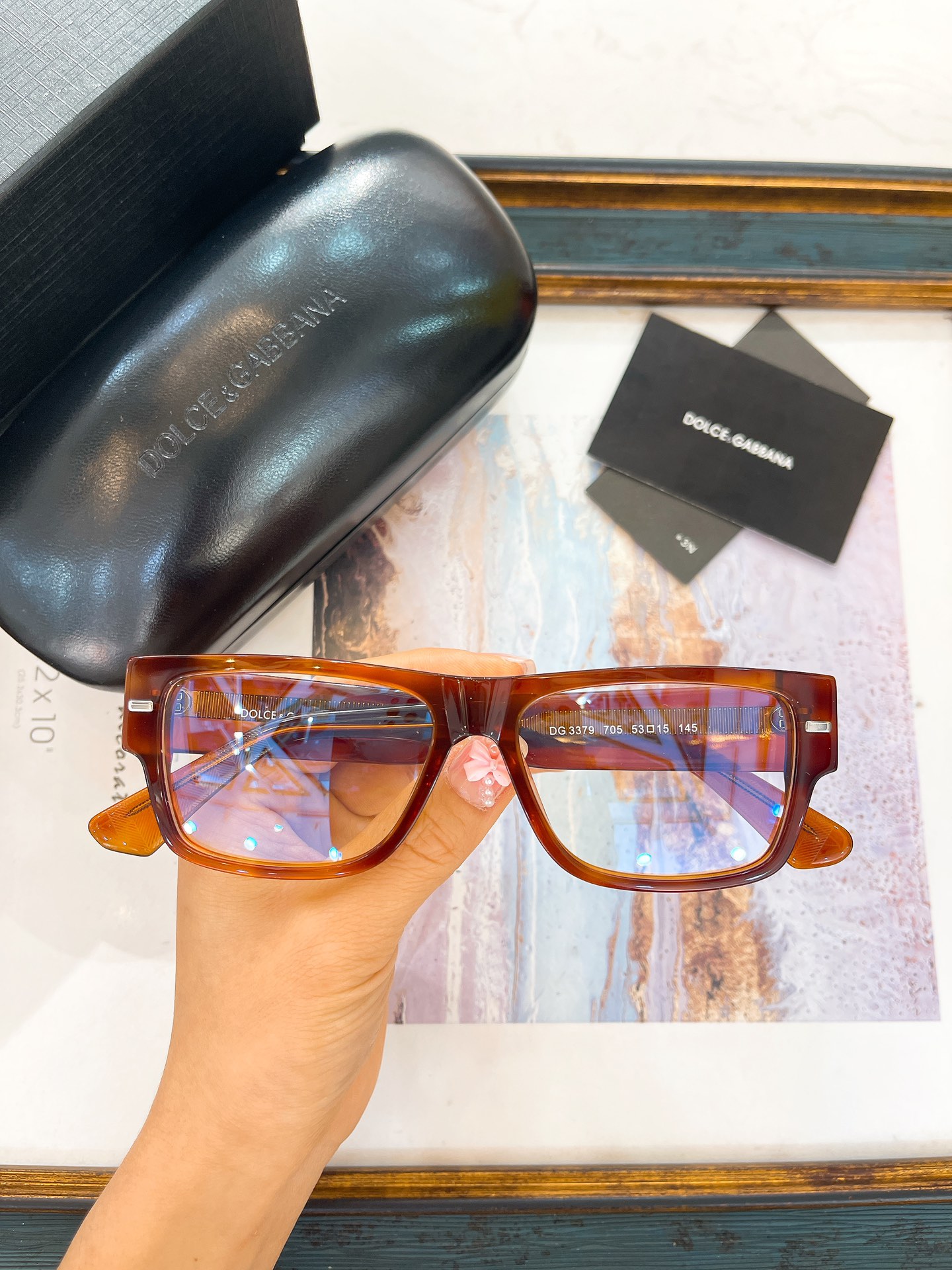 DOLCE&GABBAN*MODELDG3379SIZE53口15-145