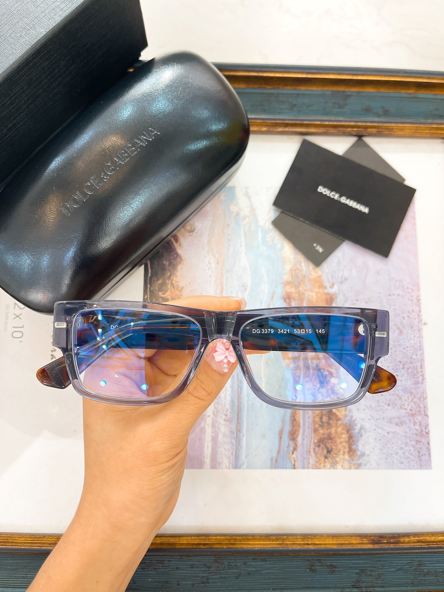 DOLCE&GABBAN*MODELDG3379SIZE53口15-145