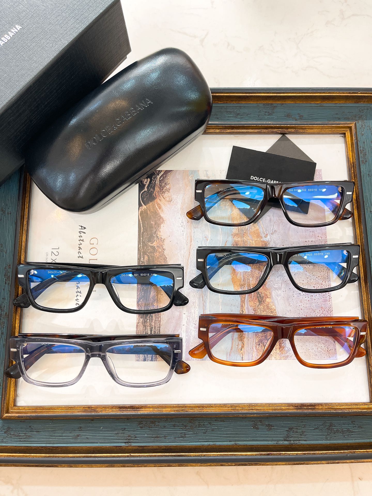 DOLCE&GABBAN*MODELDG3379SIZE53口15-145
