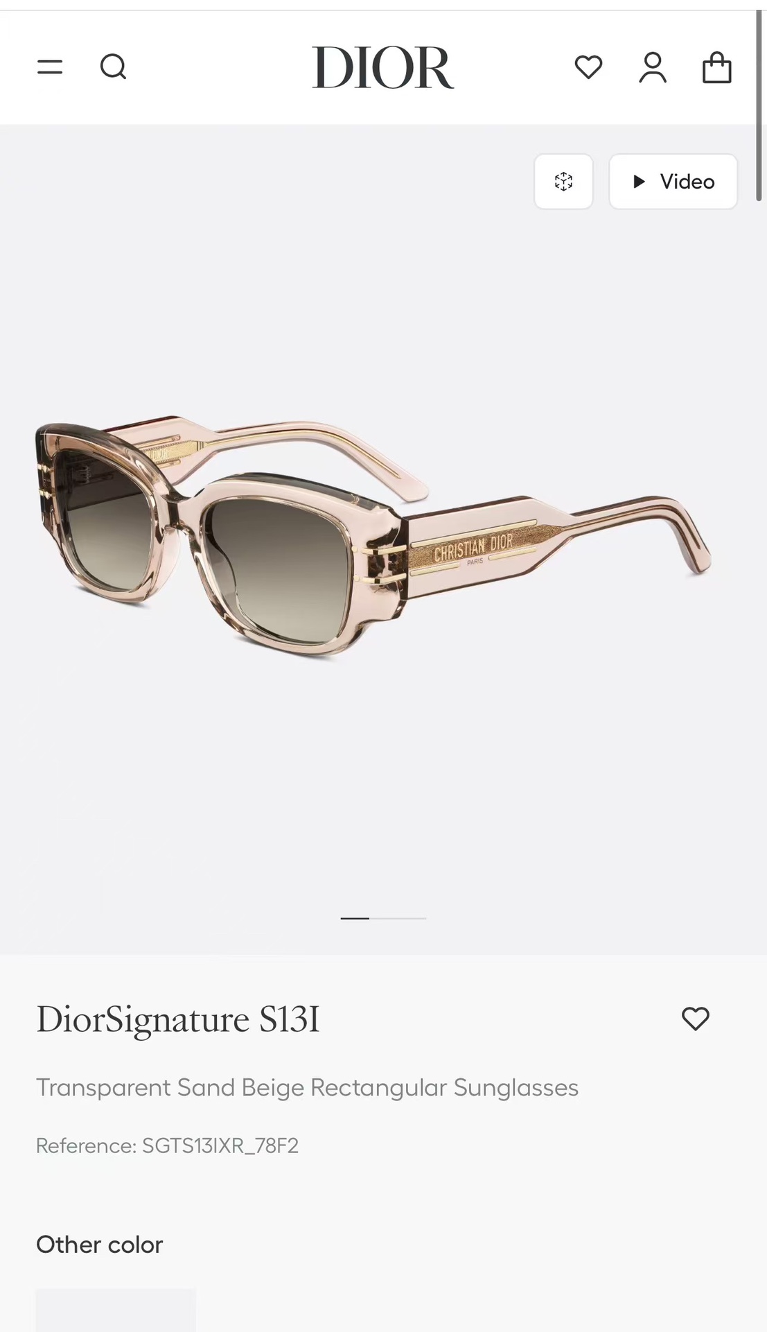 DIO*MODELDiorSignatureS13FSIZE55口14-140