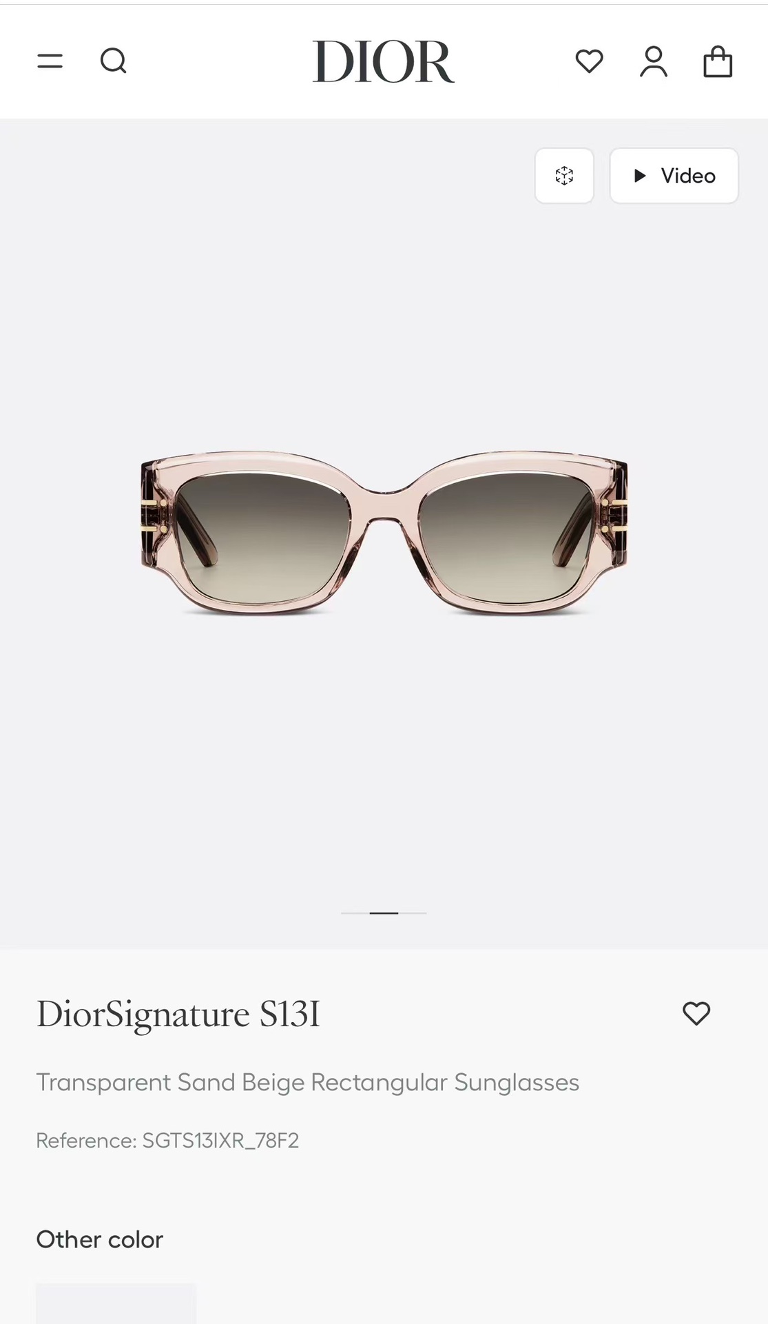 DIO*MODELDiorSignatureS13FSIZE55口14-140
