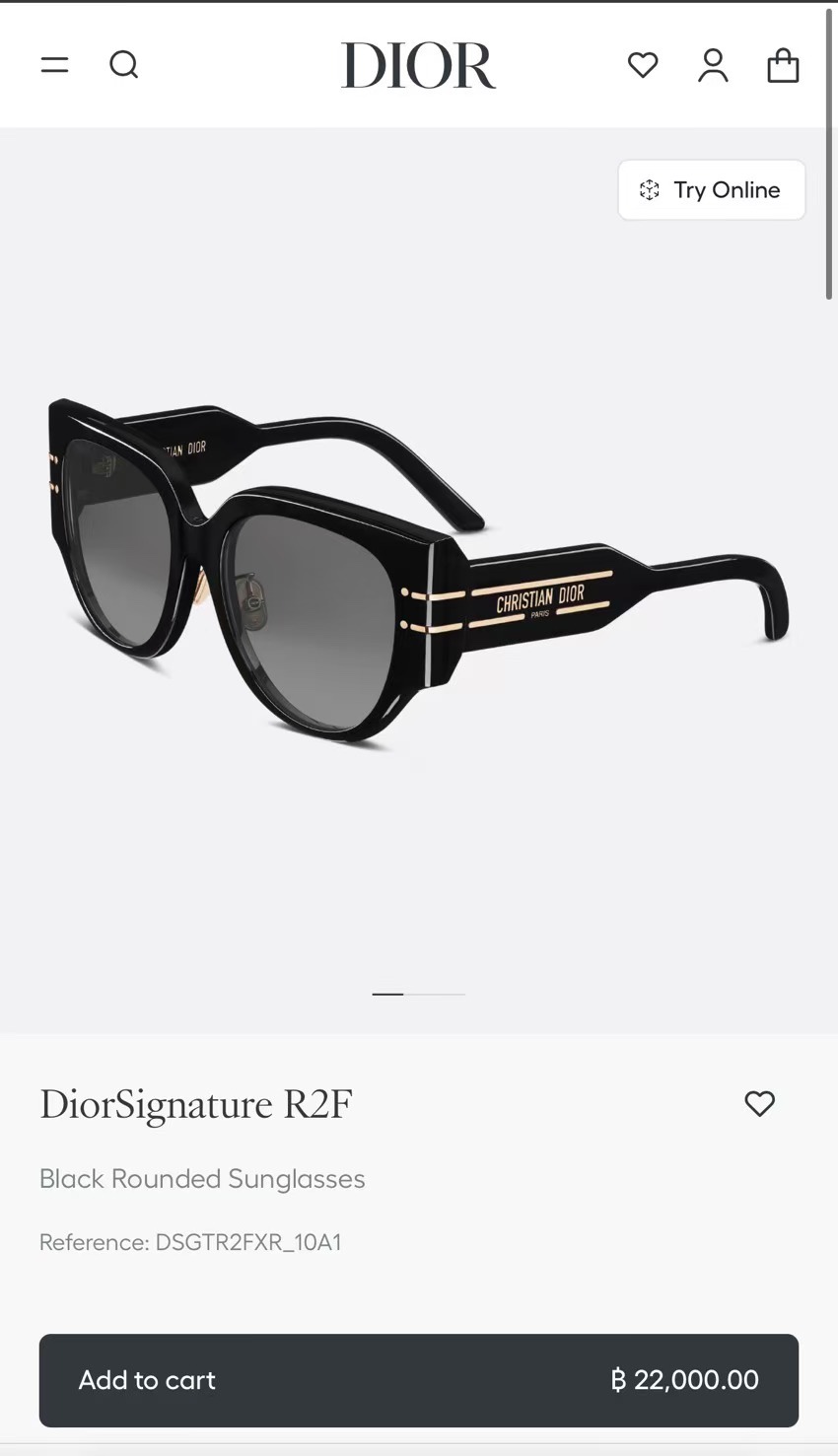 DIO*MODELDiorSignatureR2FSIZE55口18-140