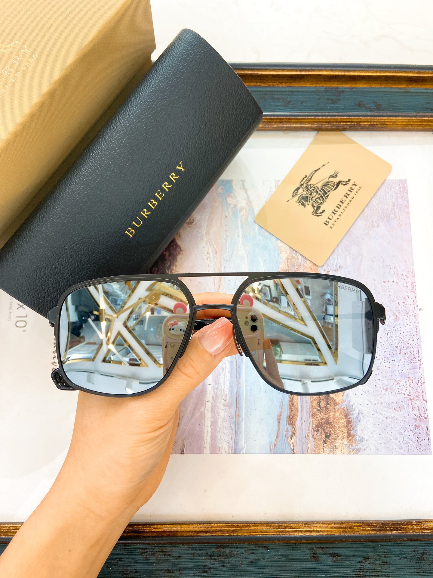 BURBERR*️️️MODELBE6011️️️SIZE58口16-147️️️