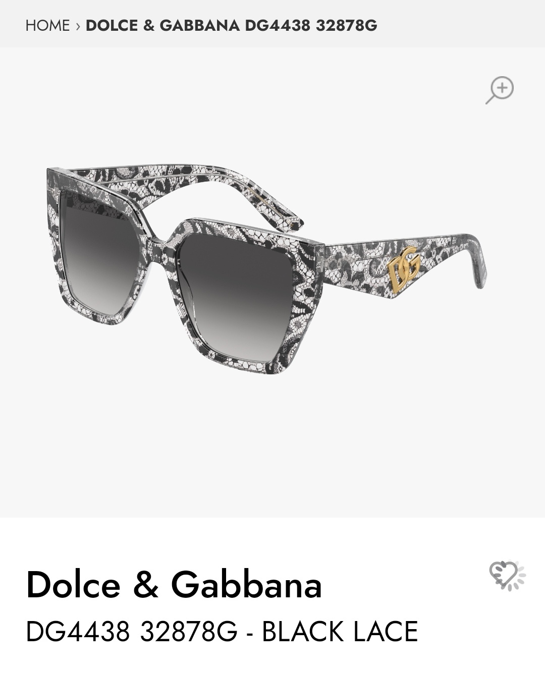 DOLCE&GABBAN*MODELDG4438SIZE55口17-145