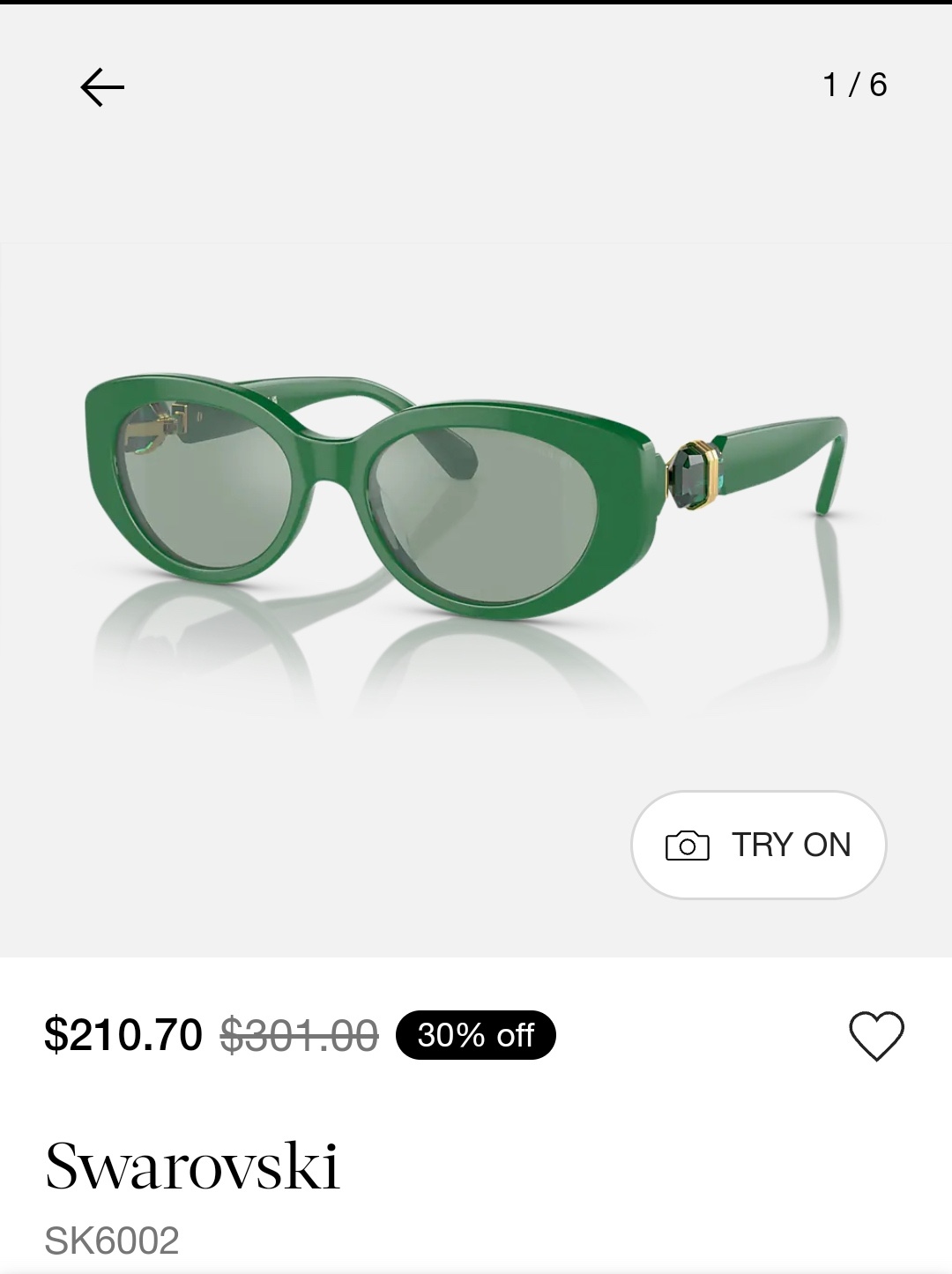 SWAROVSK*️️️MODEL:SK6002️️️SIZE:53口19-135️️️