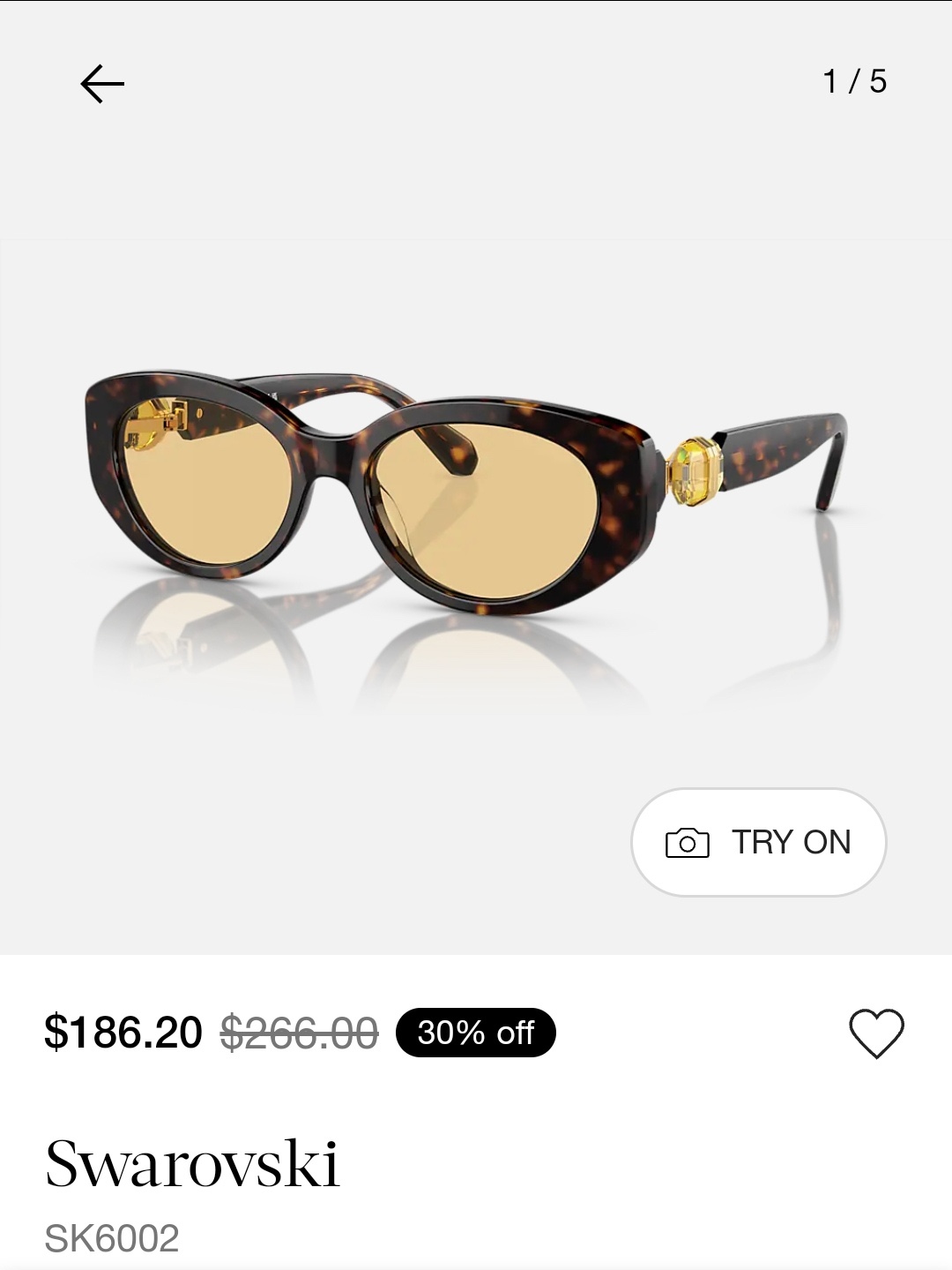 SWAROVSK*️️️MODEL:SK6002️️️SIZE:53口19-135️️️