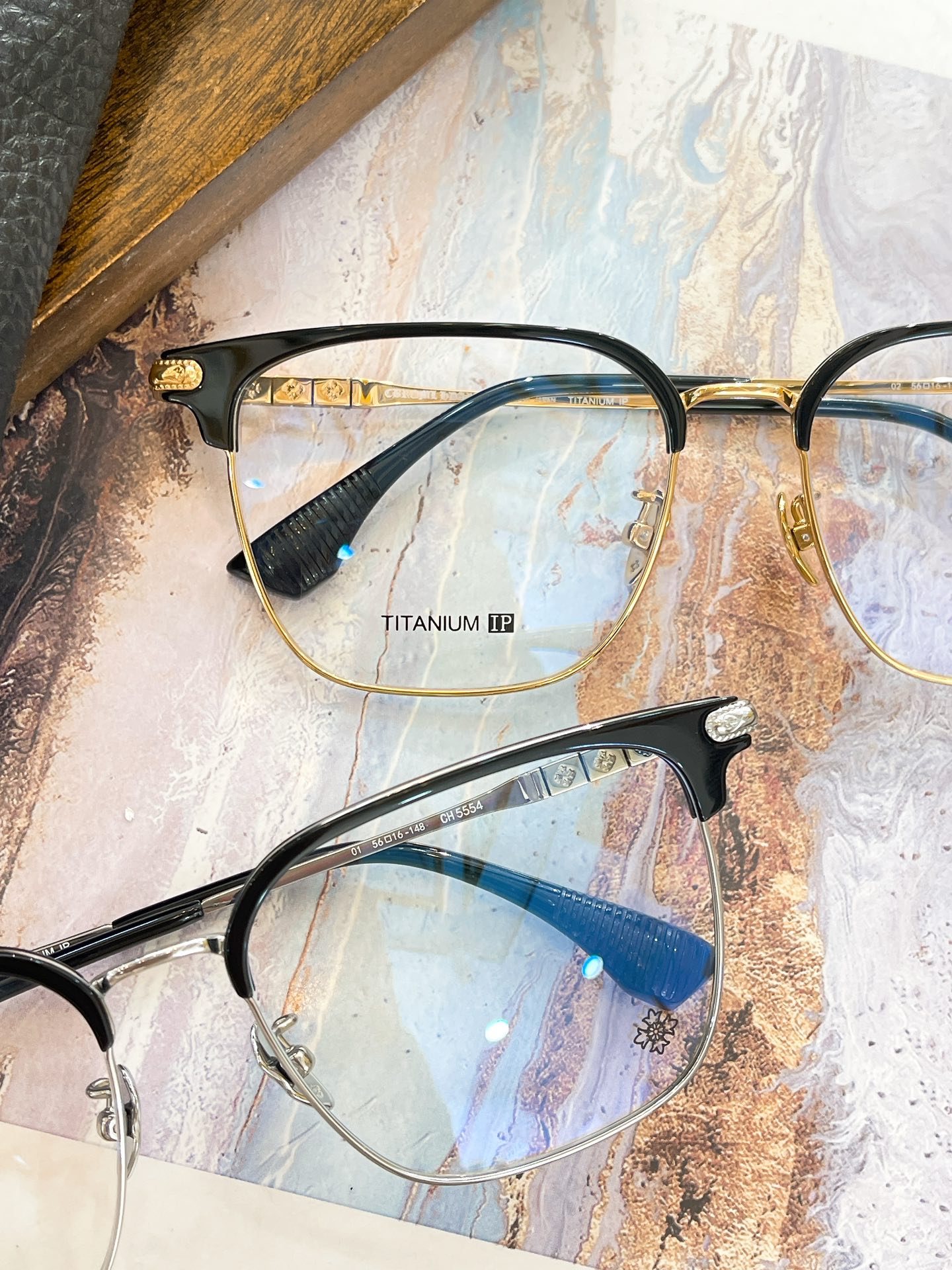 ChromeHeart*️️️MODELCH5554️️️SIZE56口16-148️️️钛
