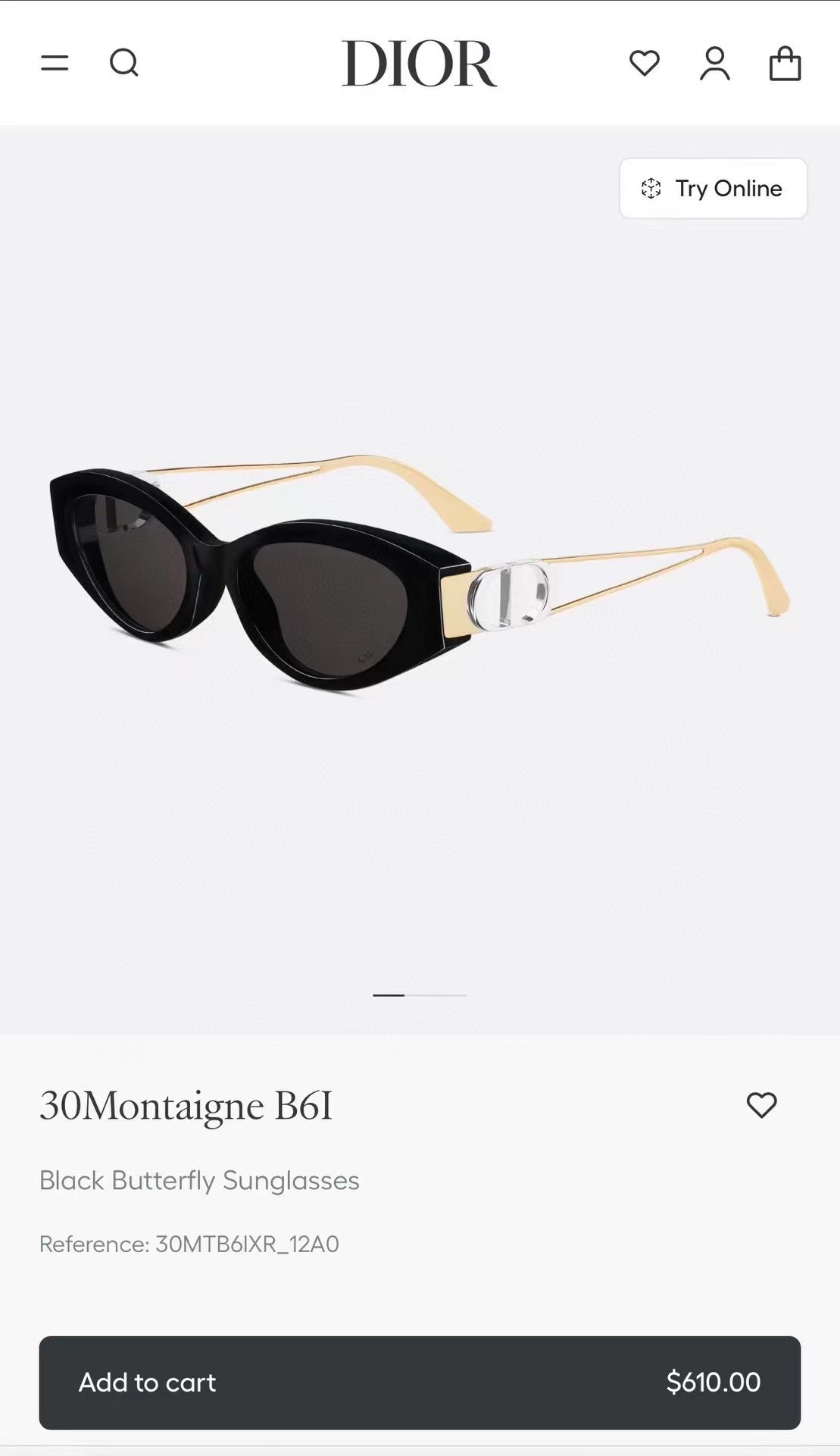 DIO*🌟🌟🌟MODEL：30Montaigne  B6I🌟🌟🌟SIZE：51口18-135🌟🌟🌟