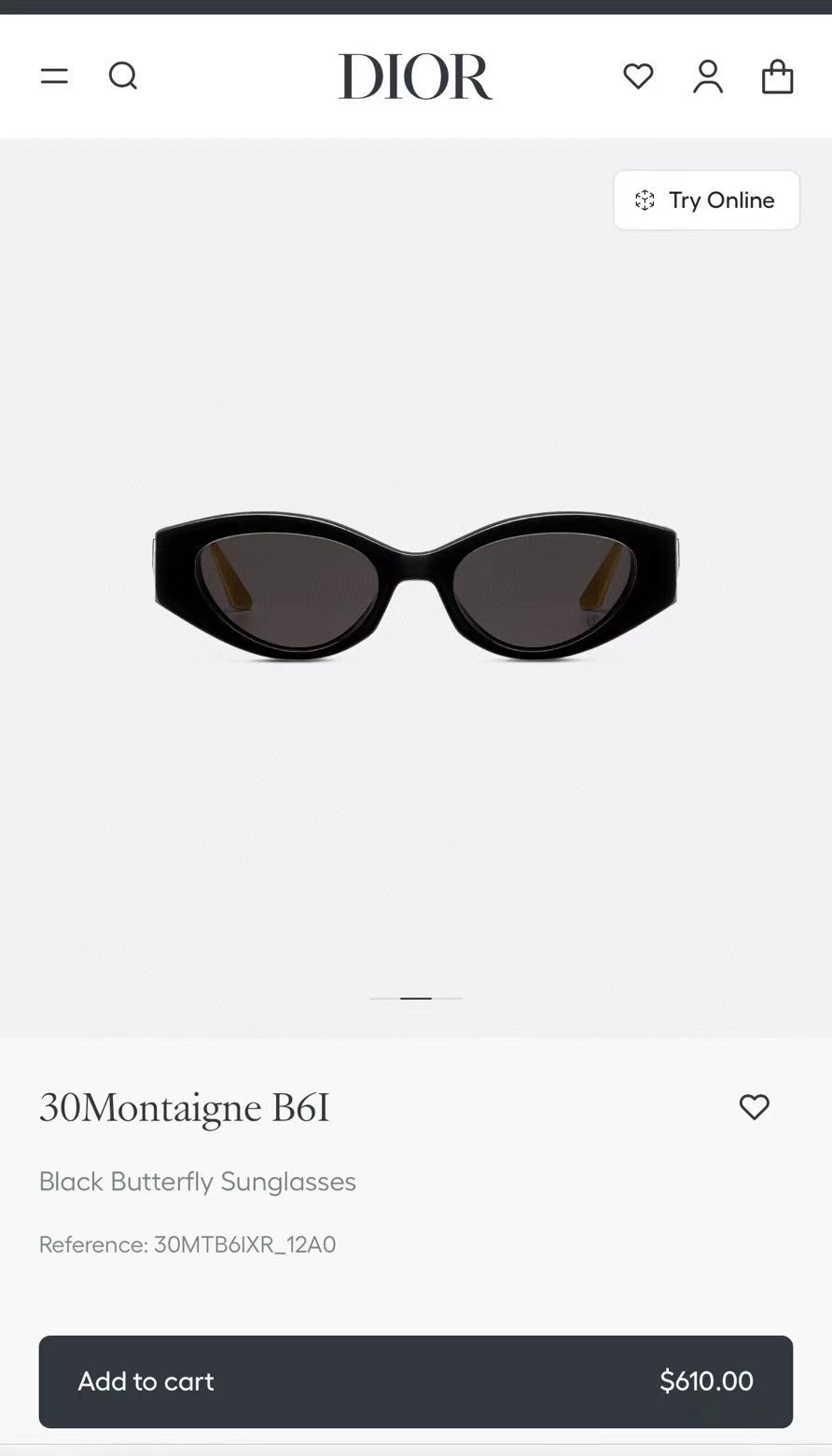DIO*🌟🌟🌟MODEL：30Montaigne  B6I🌟🌟🌟SIZE：51口18-135🌟🌟🌟