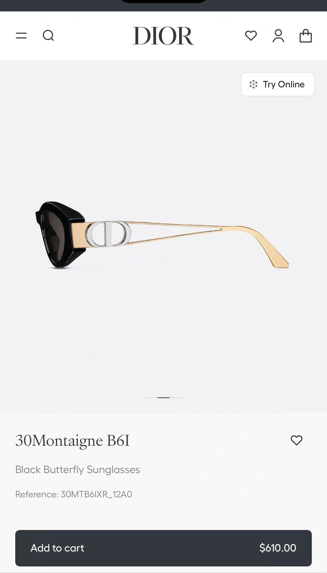 DIO*🌟🌟🌟MODEL：30Montaigne  B6I🌟🌟🌟SIZE：51口18-135🌟🌟🌟