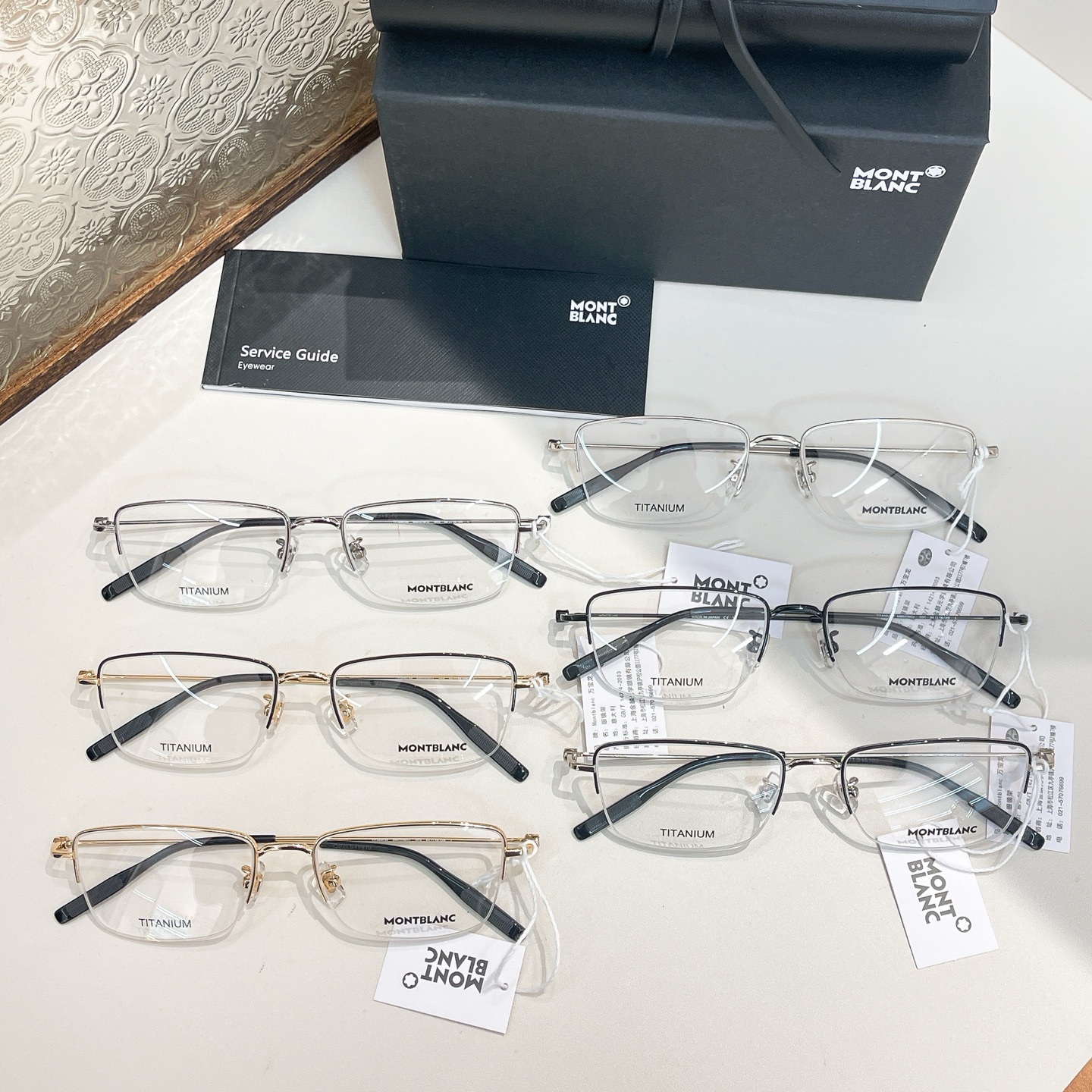 MONT BLAN*🍂🍂🍂MODELMB0378OJ🍂🍂🍂SIZE54口18-145🍂🍂钛~~