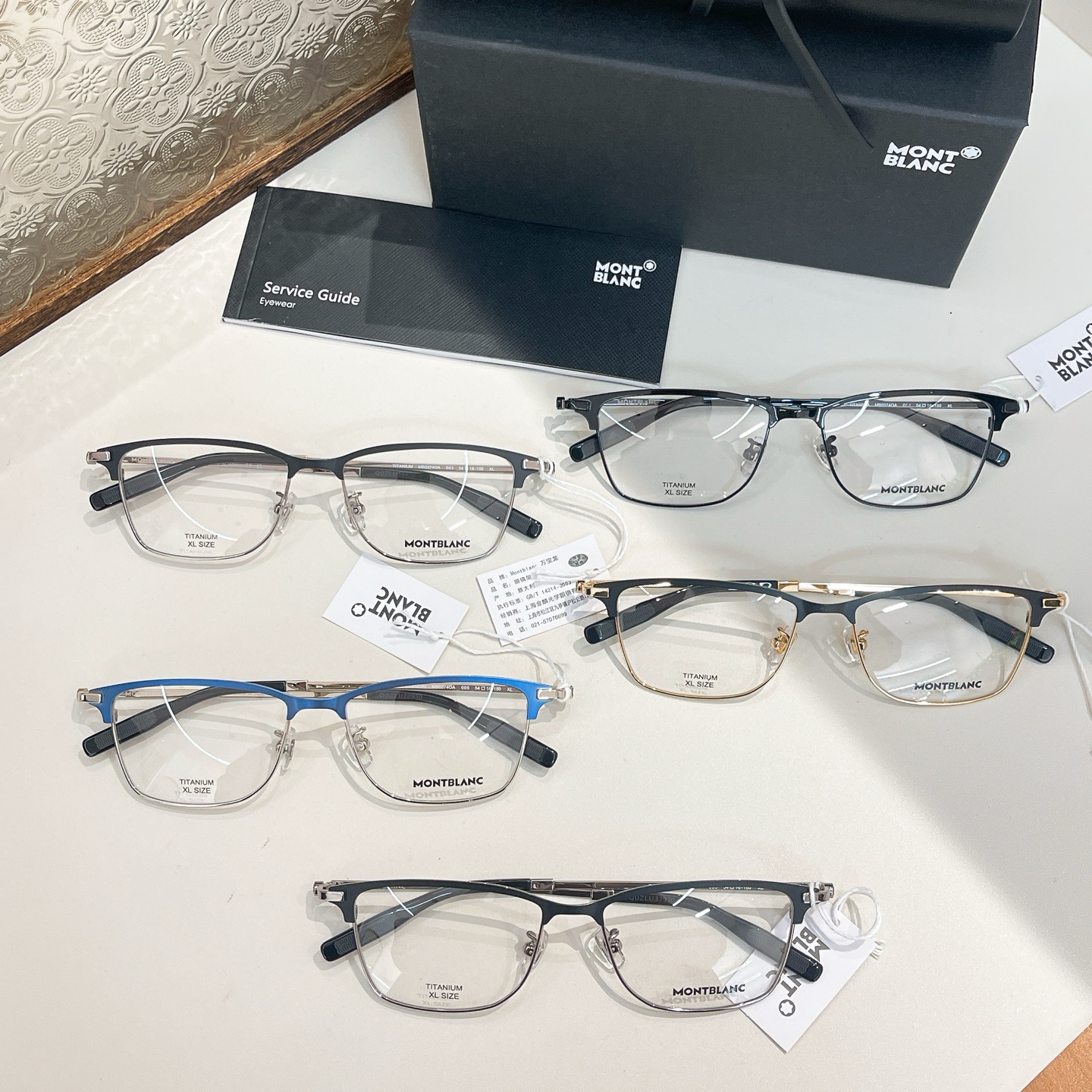 MONT BLAN*🍂🍂🍂MODELMB0374OA🍂🍂🍂SIZE54口16-150🍂🍂钛～～