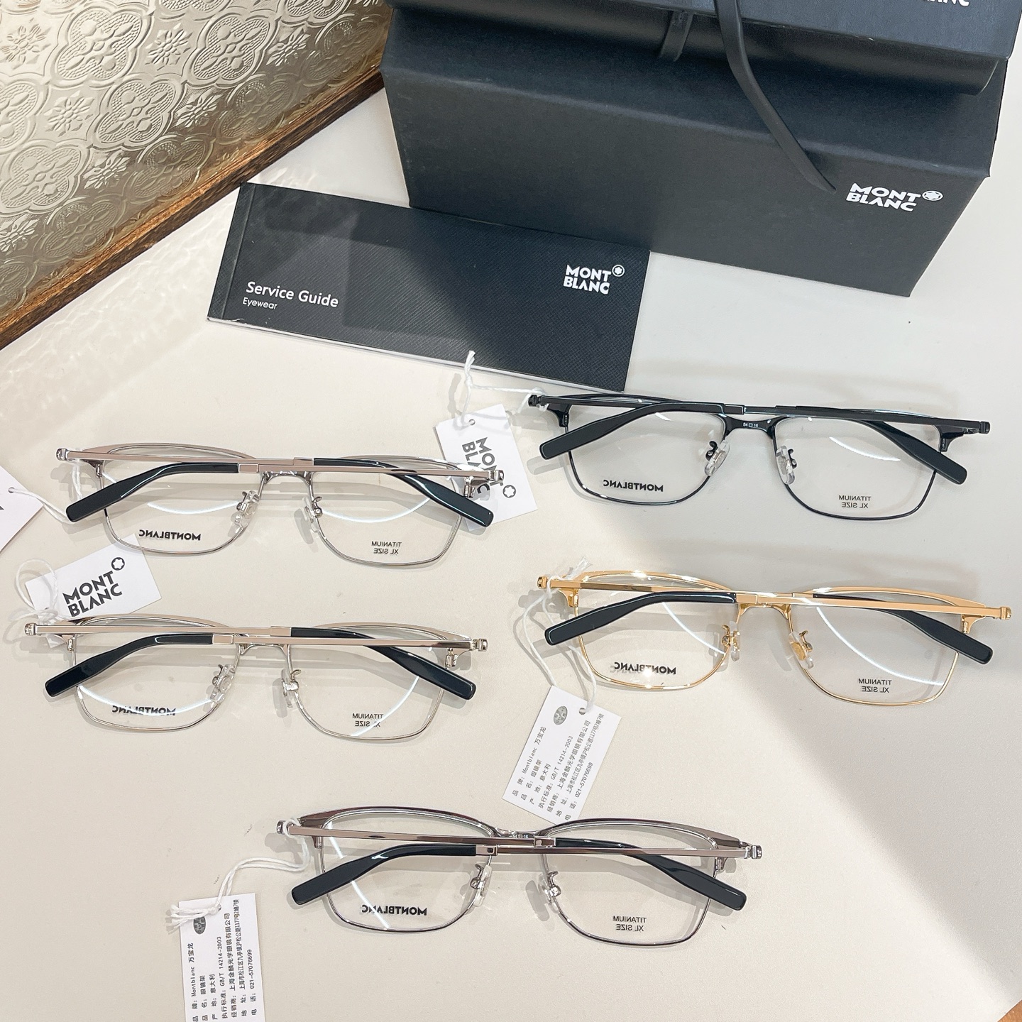 MONT BLAN*🍂🍂🍂MODELMB0374OA🍂🍂🍂SIZE54口16-150🍂🍂钛～～