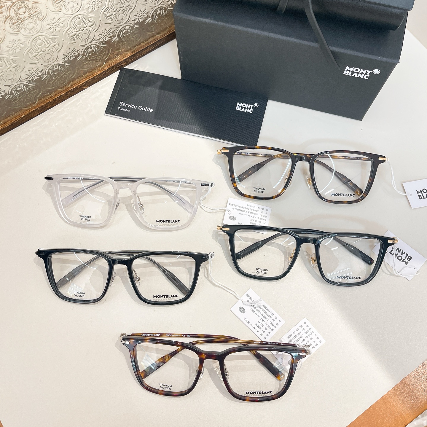 MONT BLAN*🍂🍂🍂MODELMB0354O🍂🍂🍂SIZE52口18-145🍂🍂钛~~