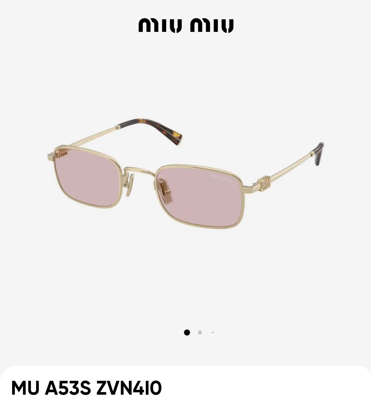MIU MI*🎀🎀🎀MODELMUA53S 🎀🎀🎀SIZE：50口18-140🎀🎀🎀 