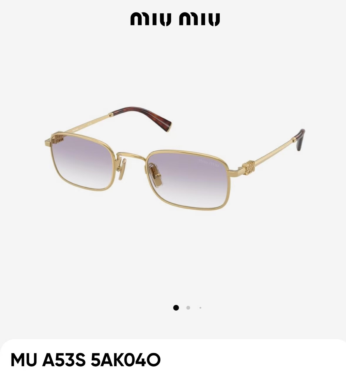 MIU MI*🎀🎀🎀MODELMUA53S 🎀🎀🎀SIZE：50口18-140🎀🎀🎀 