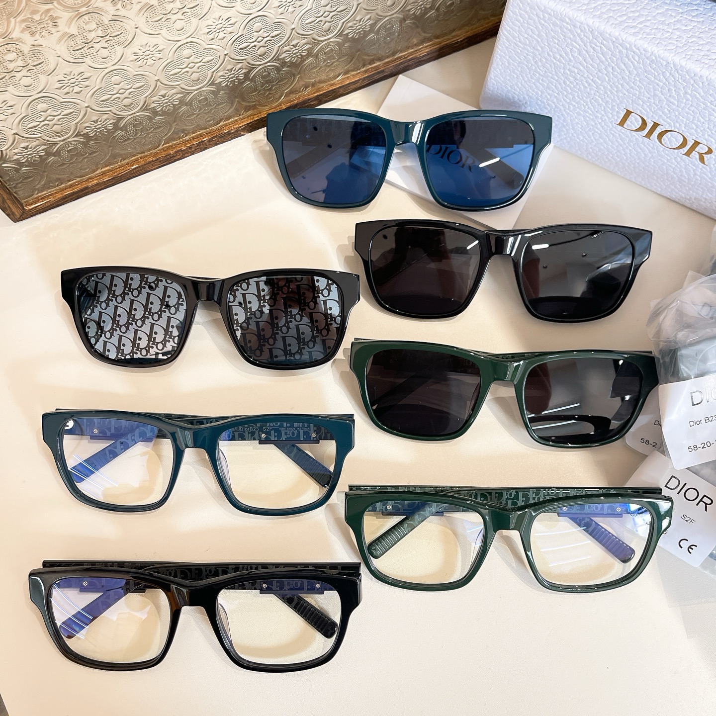 DIOR✨✨✨MODEL Dio*B23 S2F✨✨✨SIZE：58口20-145✨✨光学镜，太阳镜