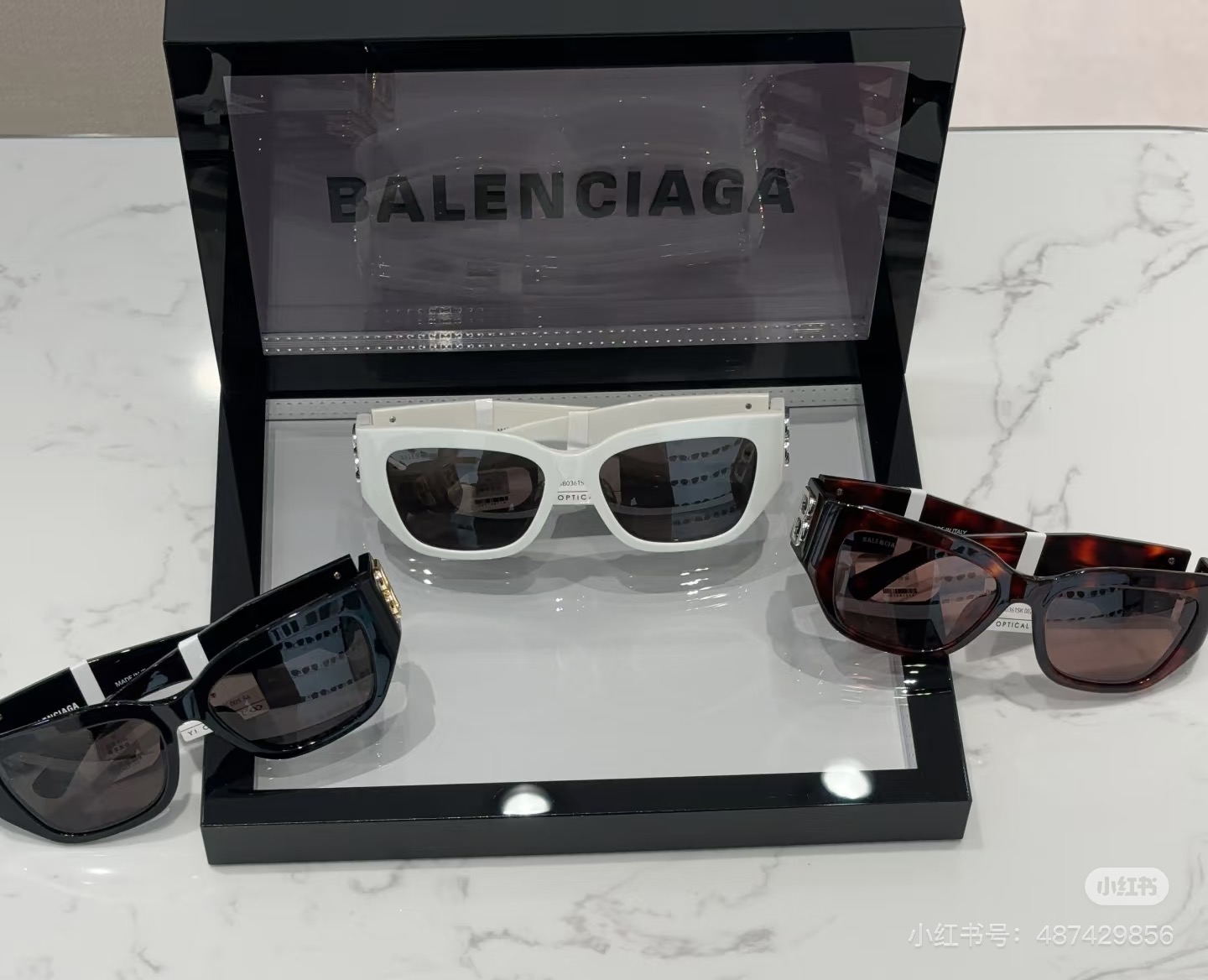 Balenciaga Sunglasses Acetate Square