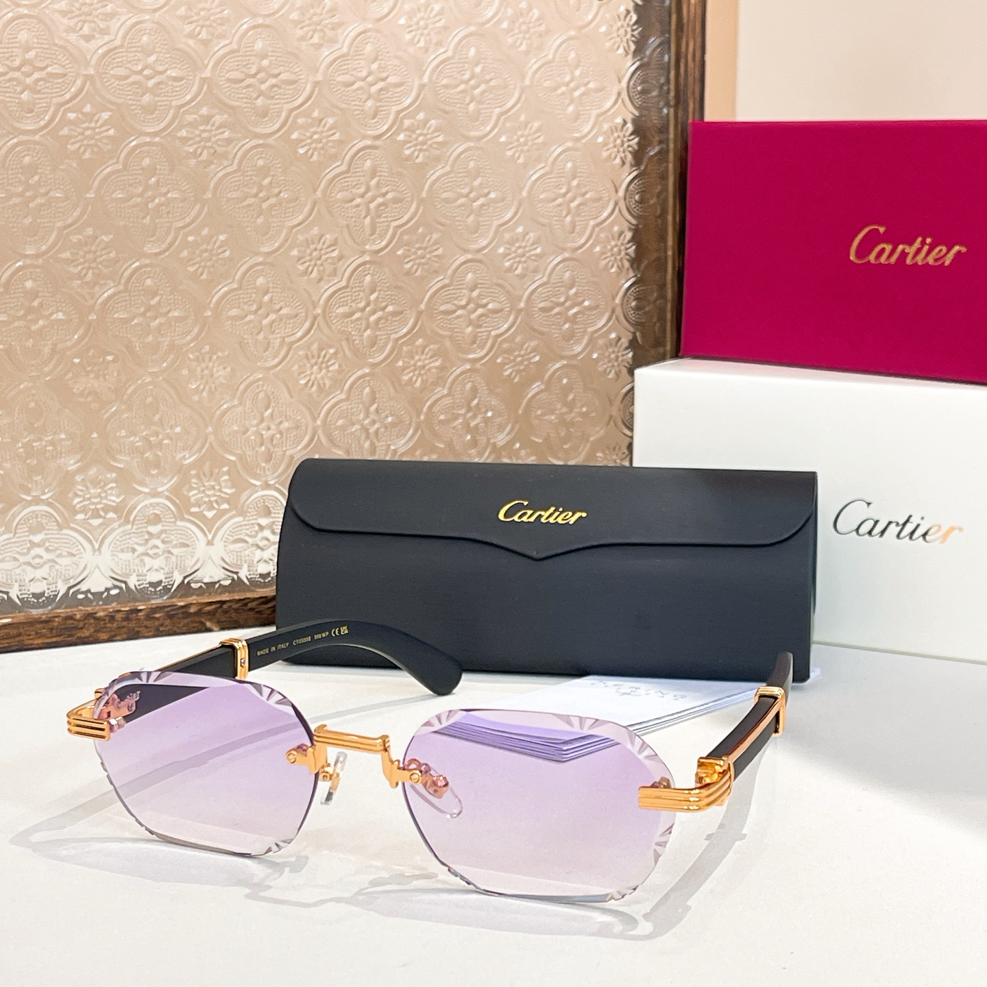Cartie*✨✨✨MODEL：CT0533S✨✨✨SIZE 58口20-145✨✨✨,变色镜片