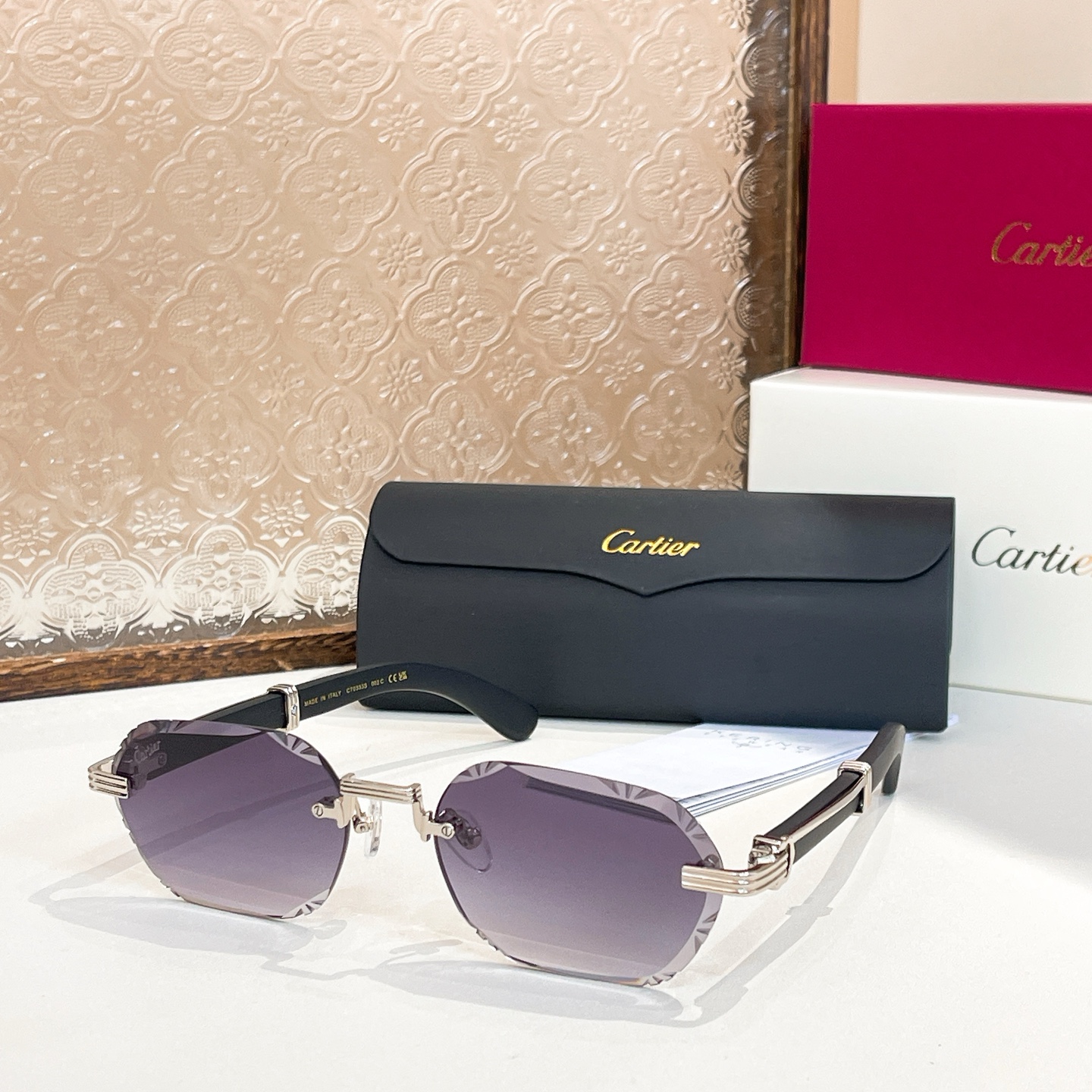 Cartie*✨✨✨MODEL：CT0533S✨✨✨SIZE 58口20-145✨✨✨,变色镜片