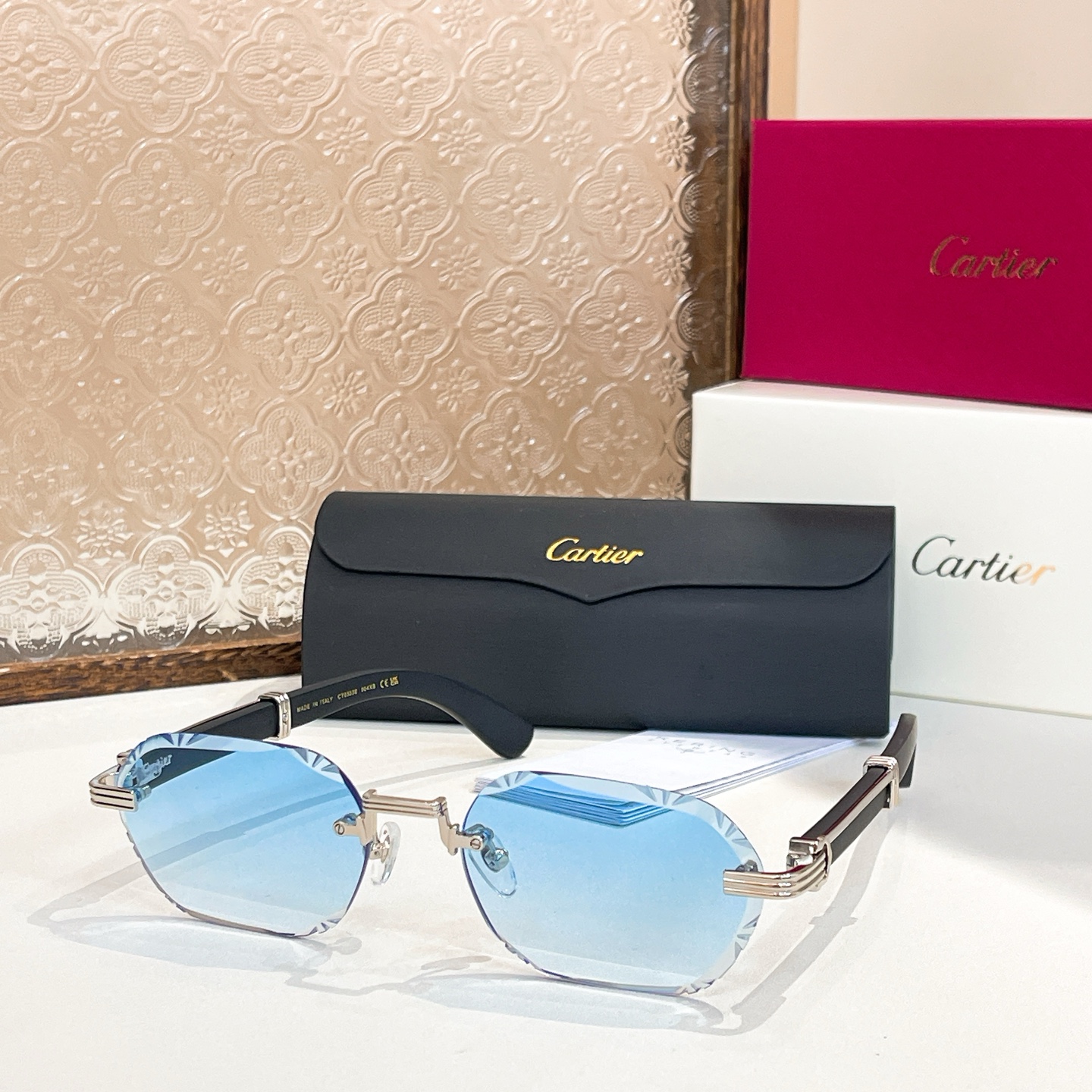 Cartie*✨✨✨MODEL：CT0533S✨✨✨SIZE 58口20-145✨✨✨,变色镜片