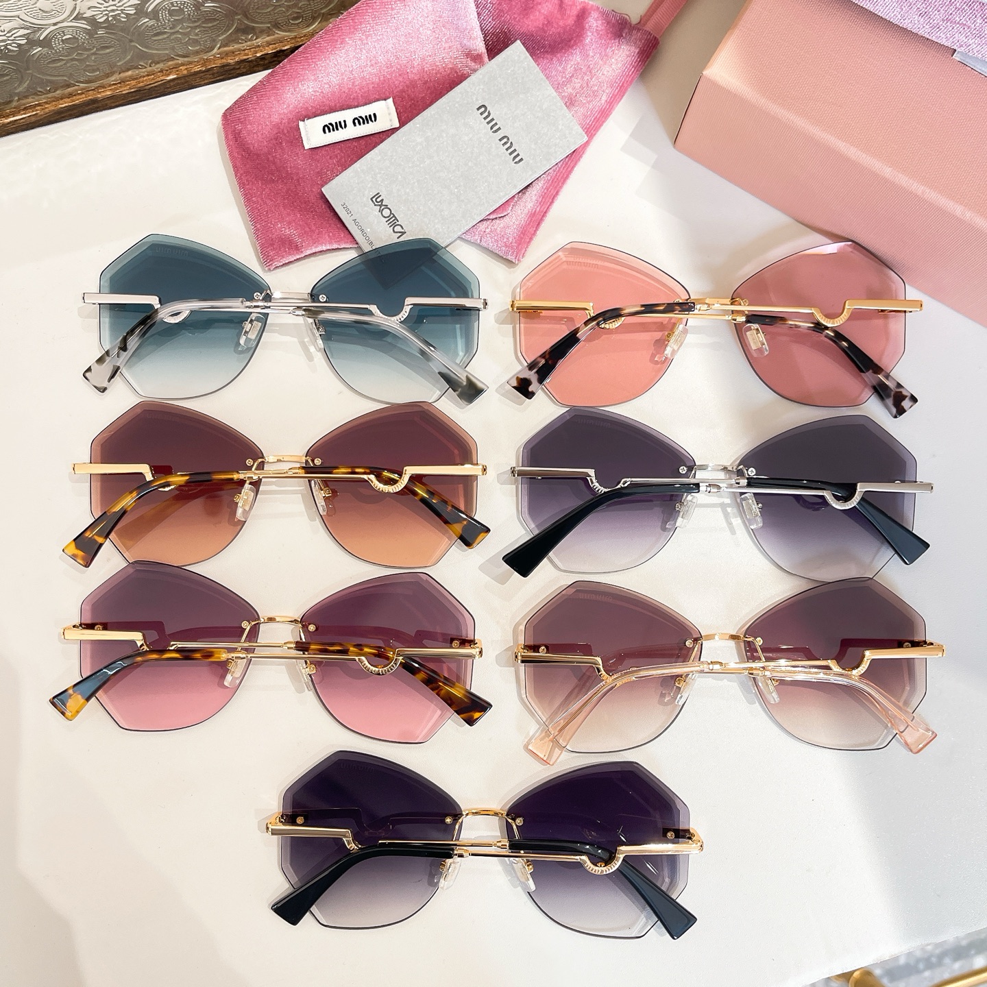 MIU MI*🎀🎀🎀MODELMU 55XS🎀🎀🎀SIZE：60口14-145🎀🎀🎀 