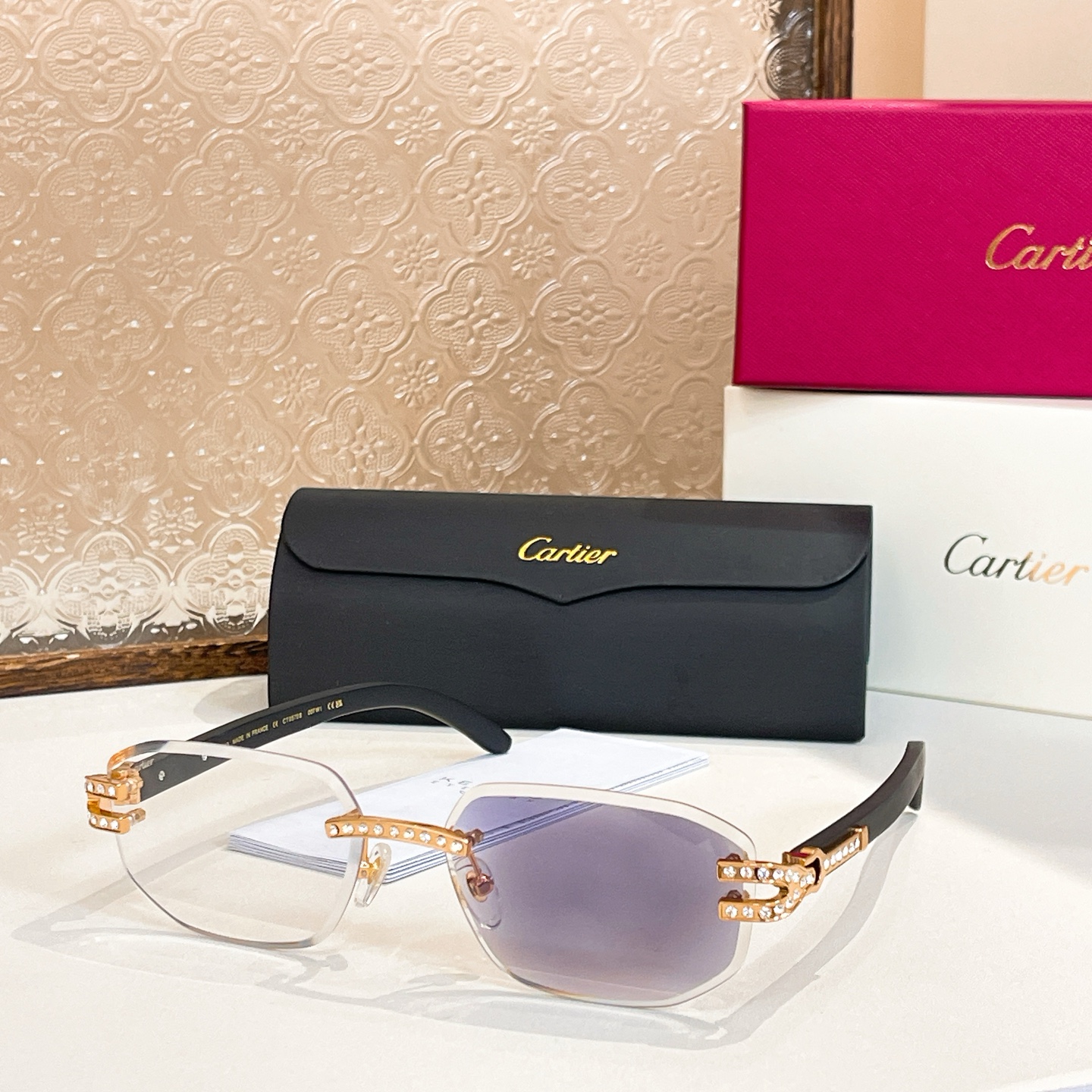 Cartie*✨✨✨MODEL：CT0570S  ✨✨✨SIZE 56口18-145✨✨✨ ，变色镜片～