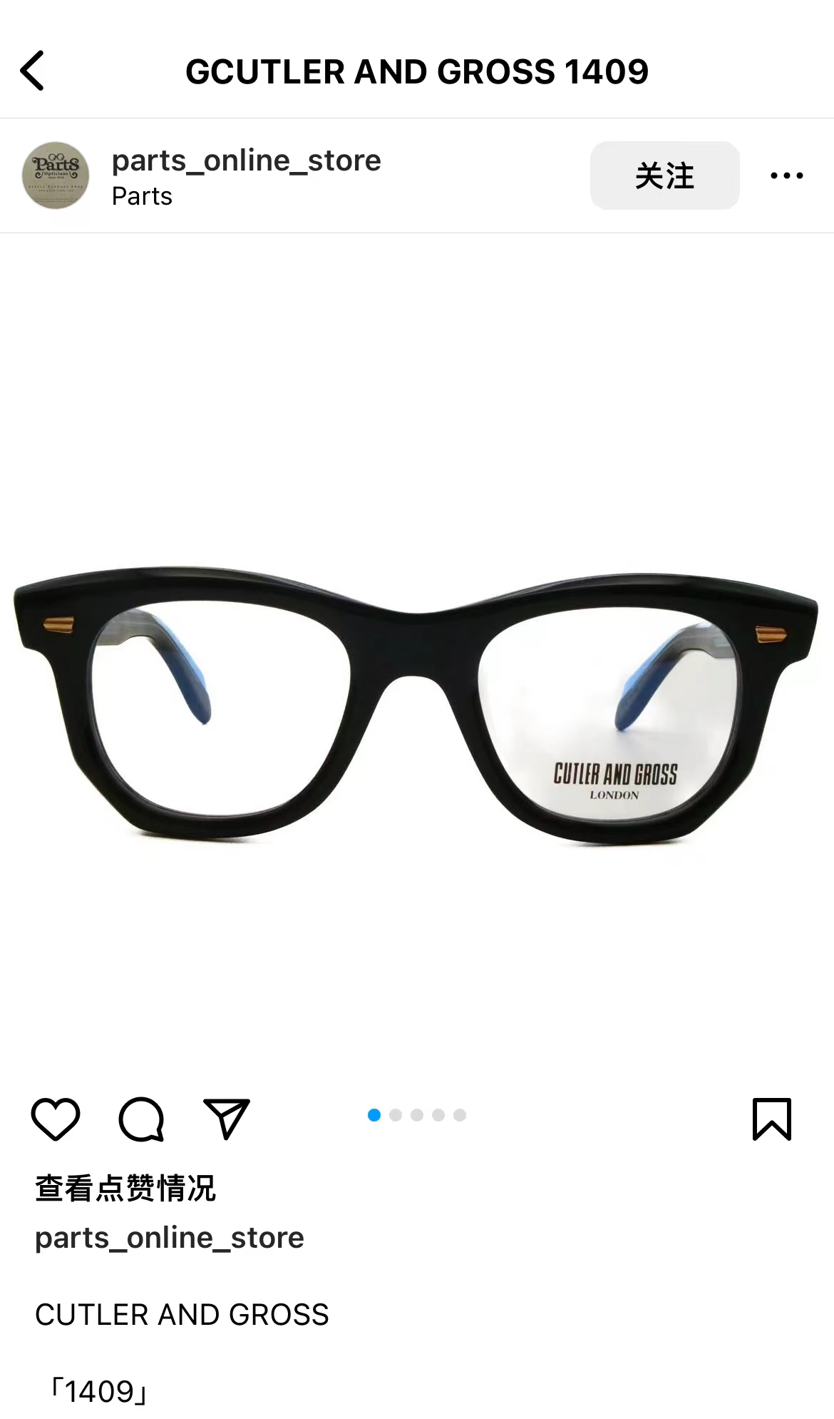 CUTLER AND CROSS🌟🌟🌟MODEL：CGO🌟🌟🌟SIZE：49口21-145🌟🌟🌟光学镜，