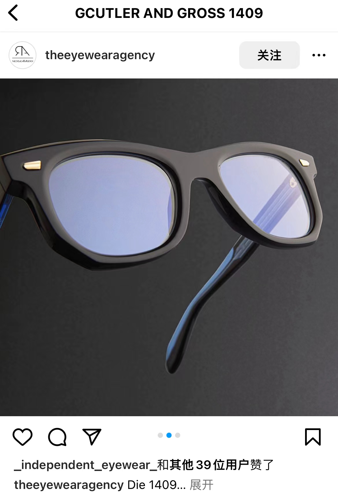 CUTLER AND CROSS🌟🌟🌟MODEL：CGO🌟🌟🌟SIZE：49口21-145🌟🌟🌟光学镜，