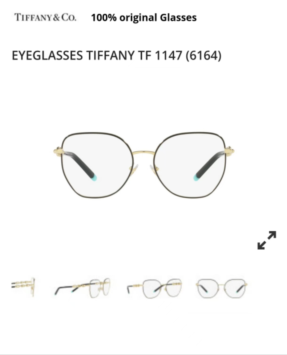 TIFFANY&Co.✨✨✨MODEL：TF1147✨✨✨ SIZE：57口17-145✨✨✨